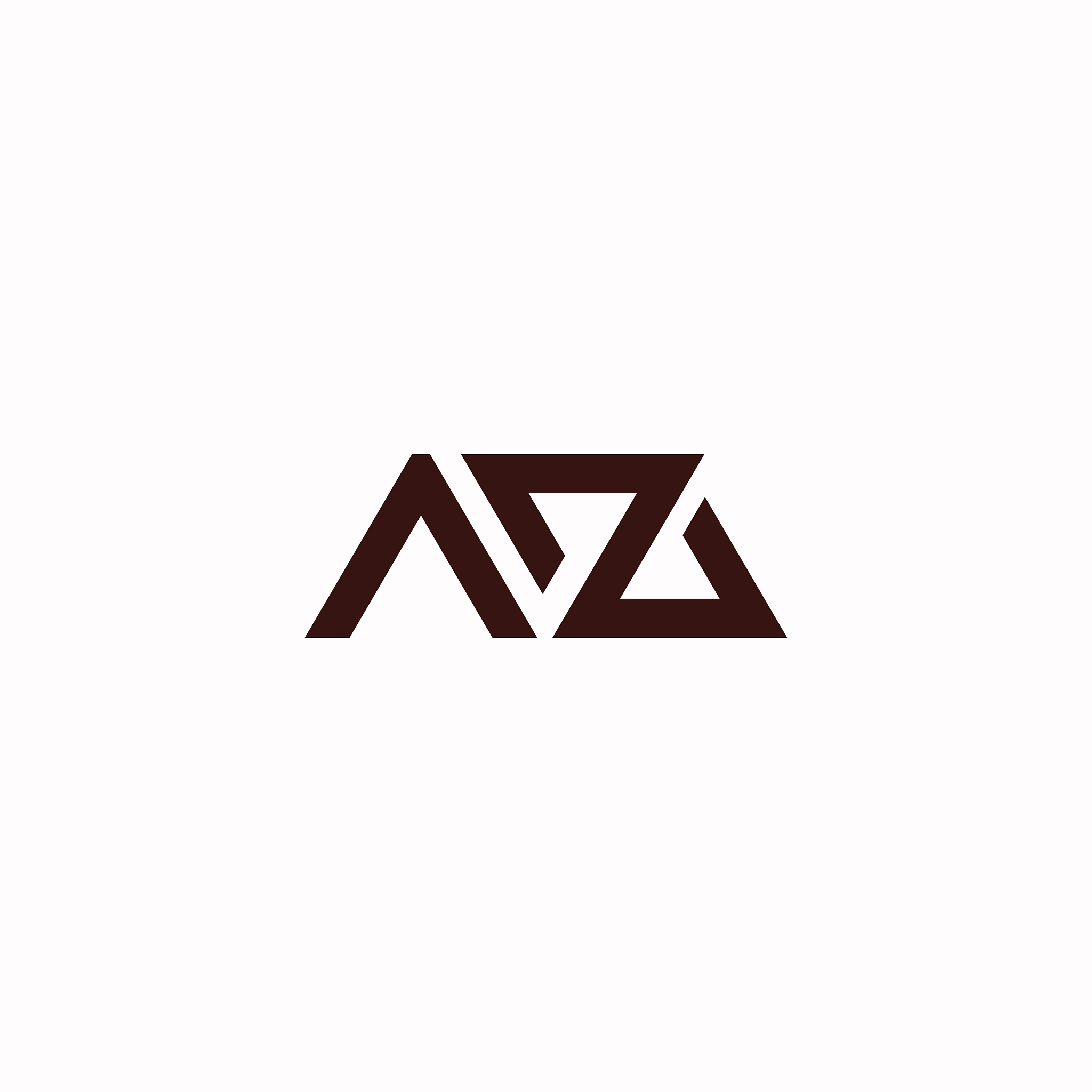 initial letter az or za logo design template