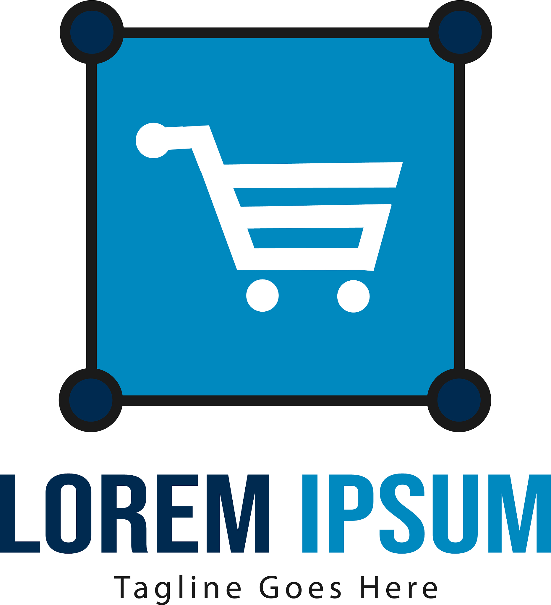 shopping logo template design shopping logo with