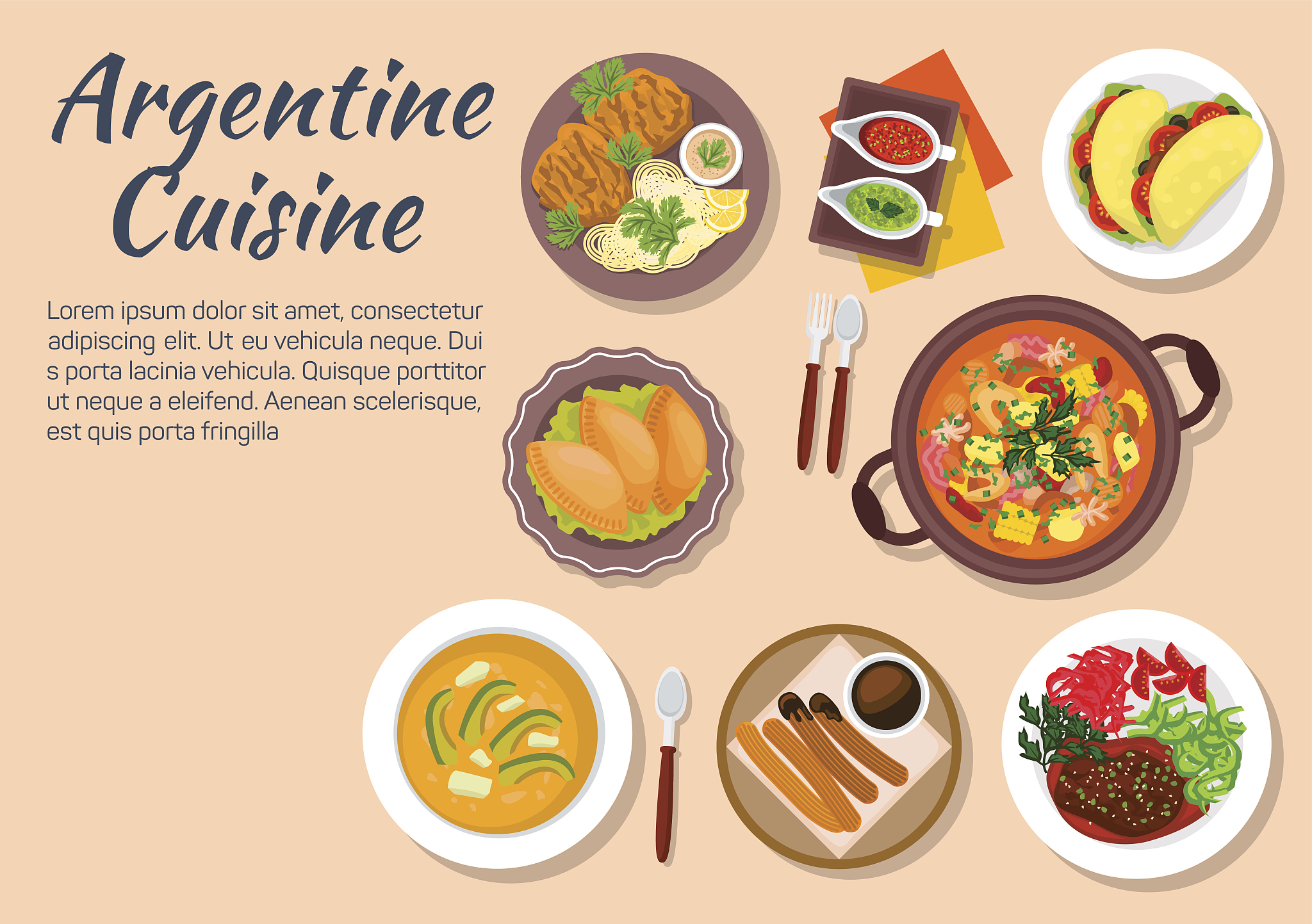 authentic dishes of argentine cuisine