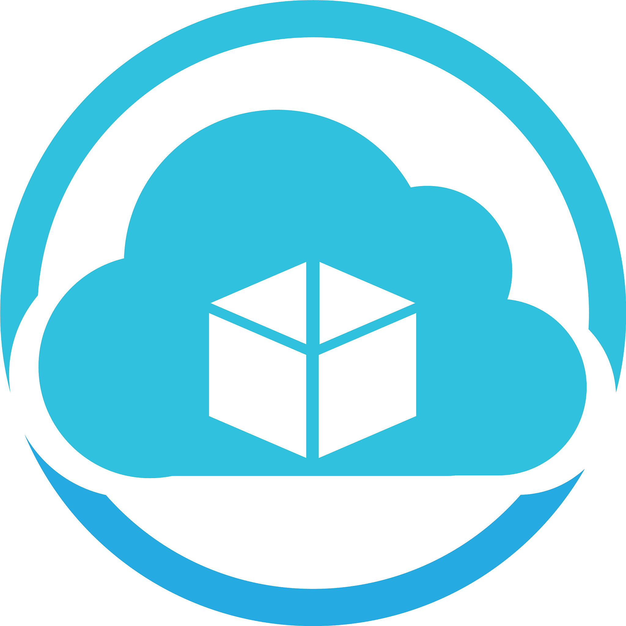 cloud logo icon design