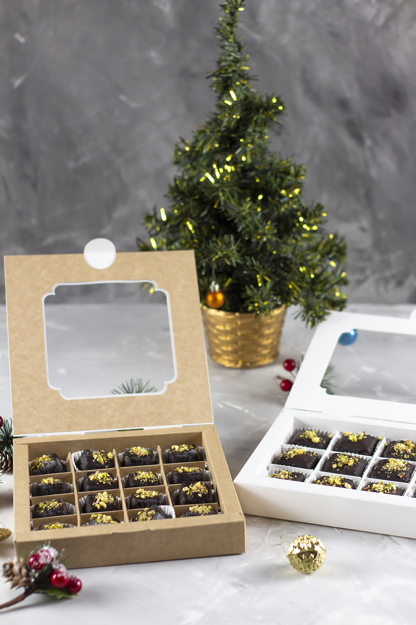 pp sweets in chocolate. healthy candies made from live fruits. p