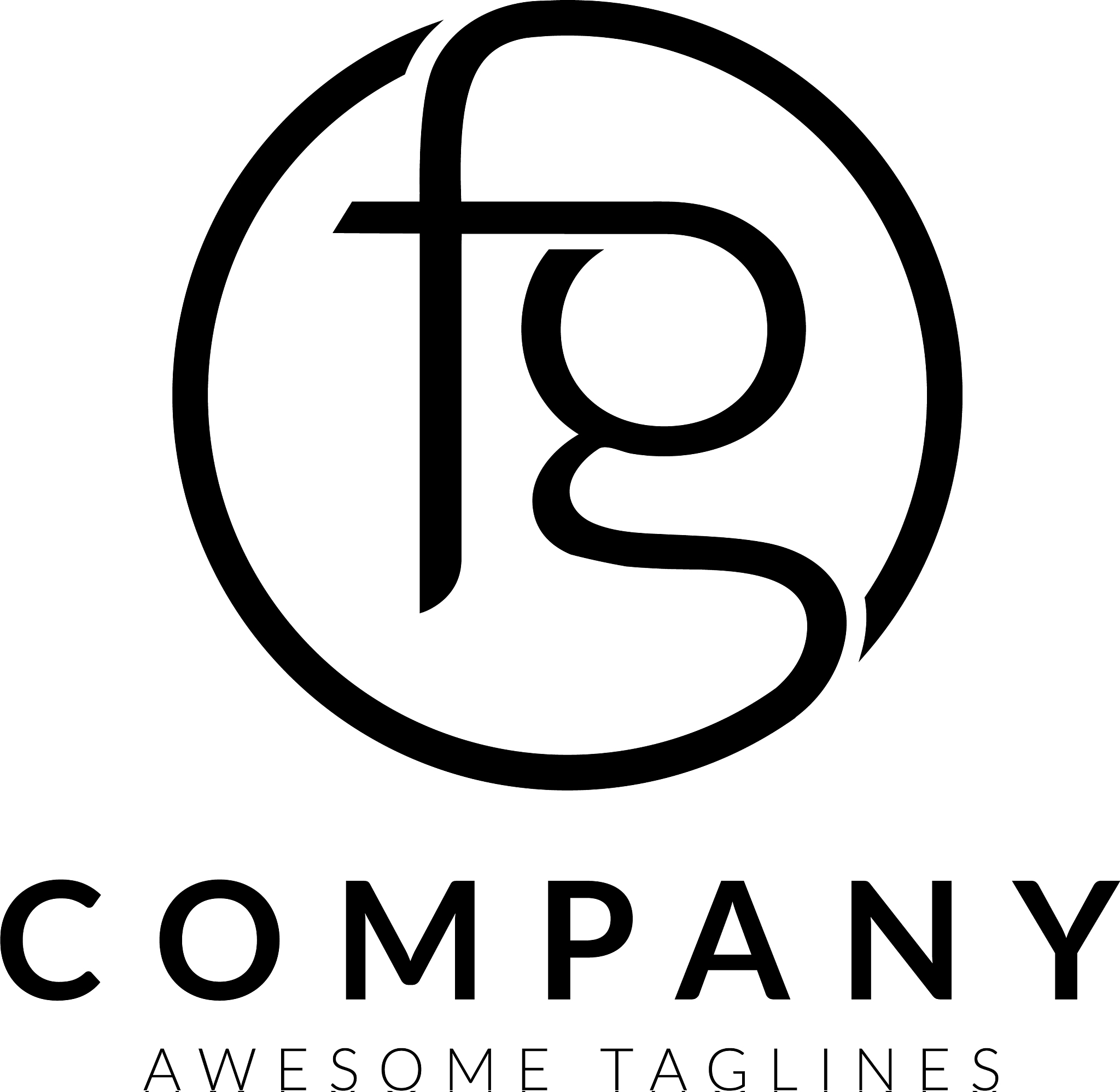 letter fg logo