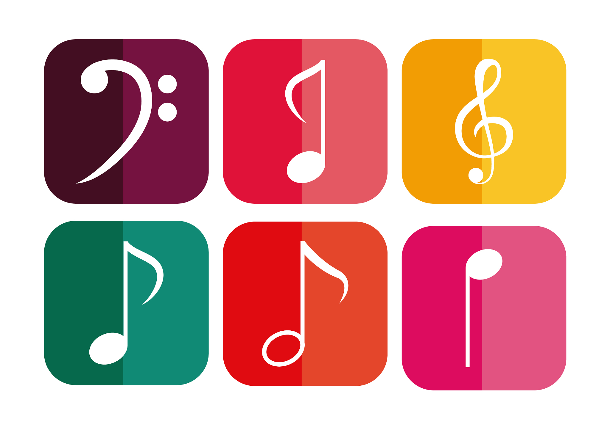 musical notes design