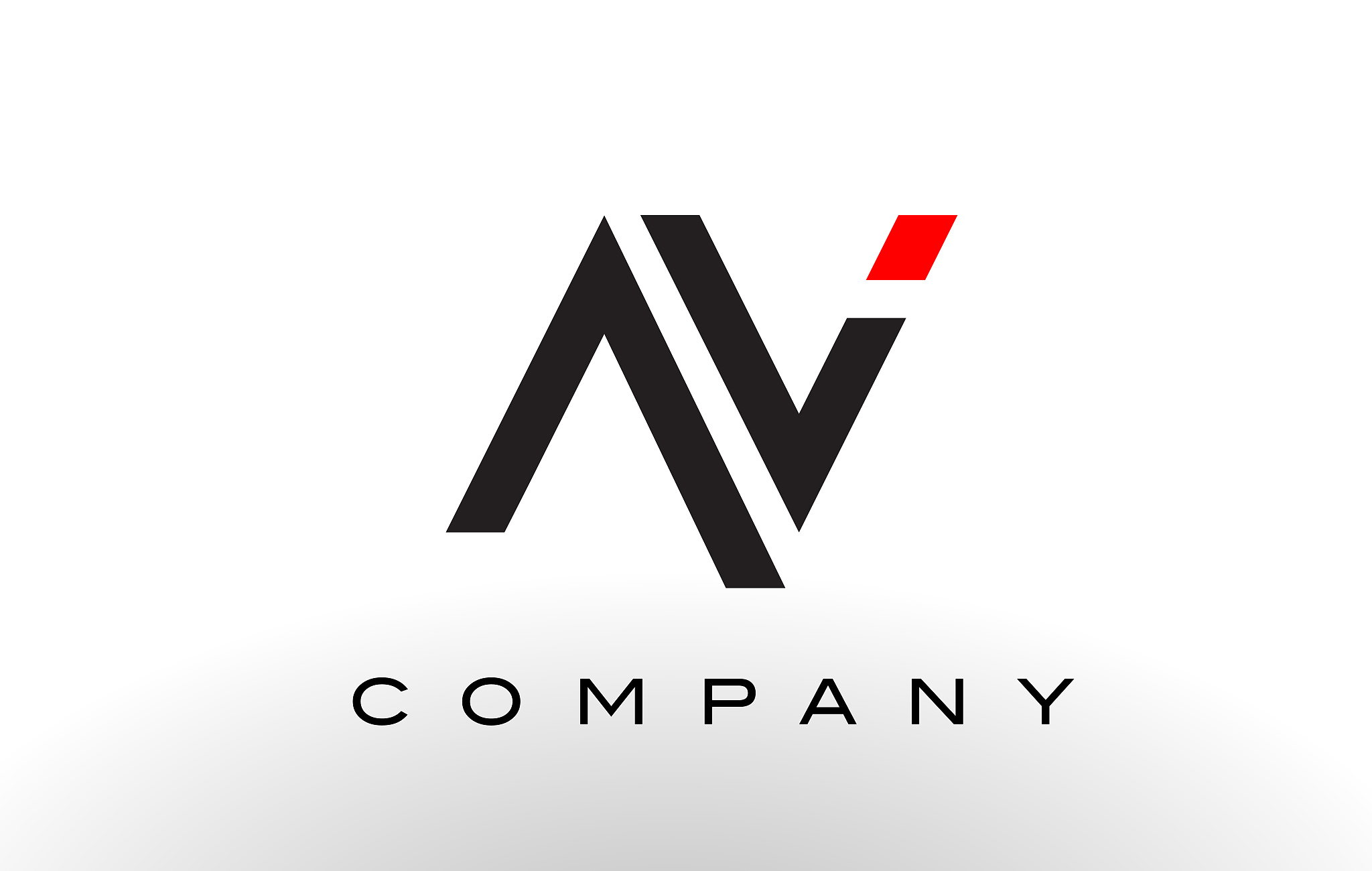 av logo letter design