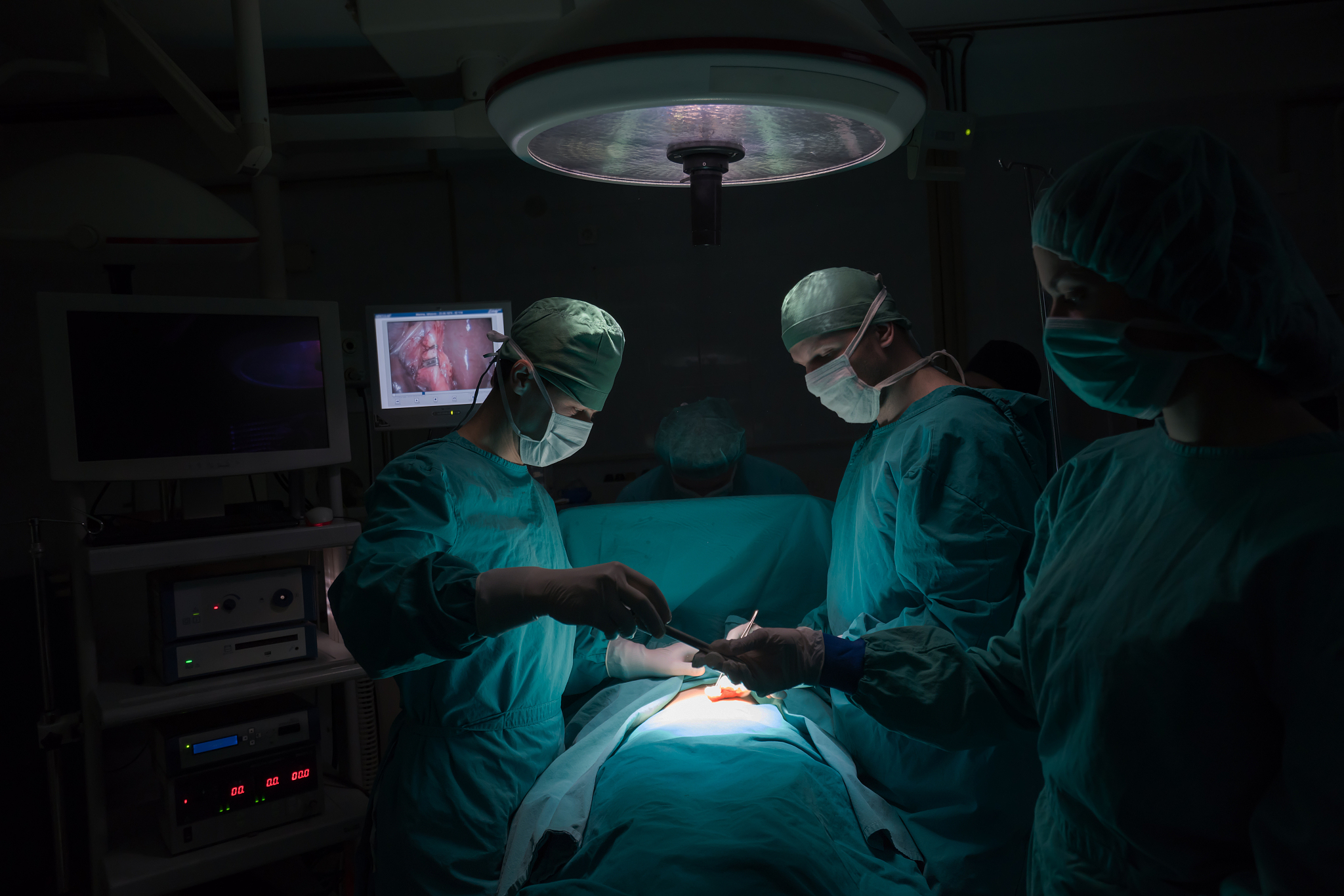 surgery team in hospital
