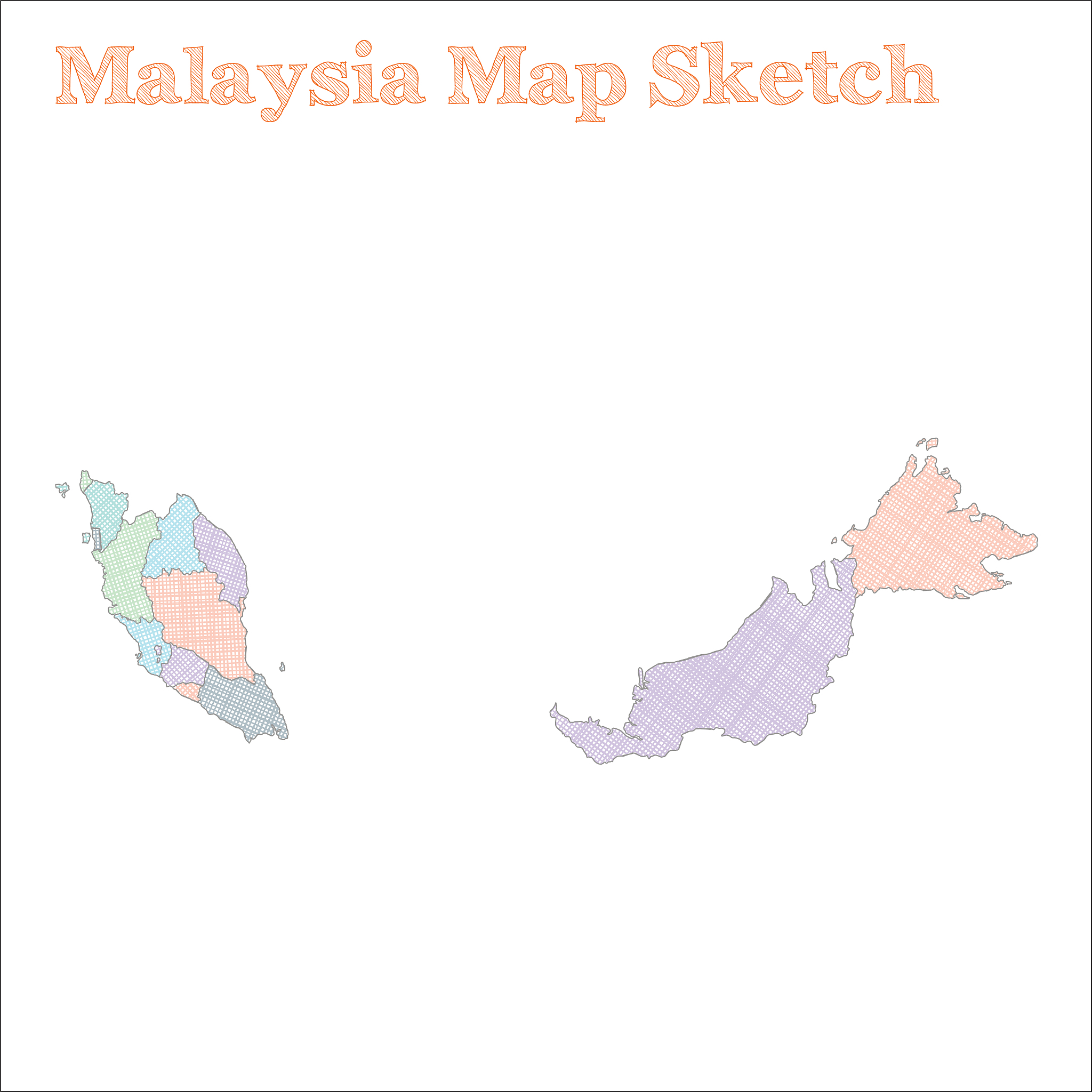 malaysia map.