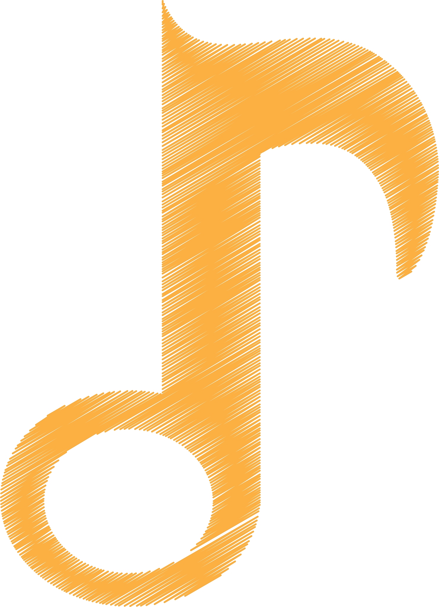 music note isolated icon