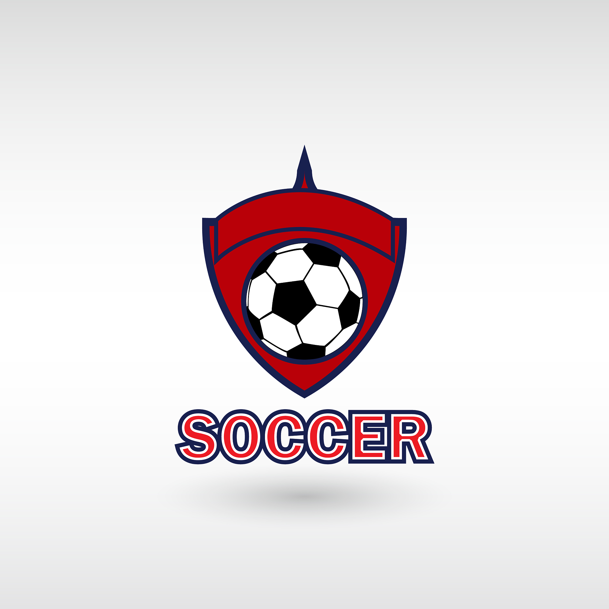 soccer football logo emblem designs templates on
