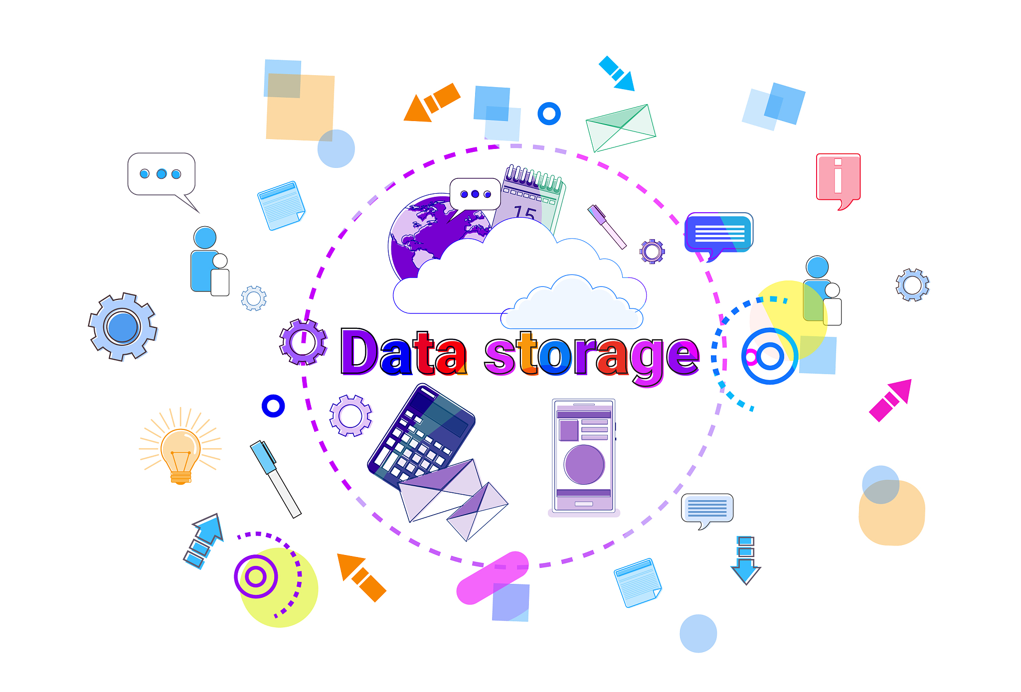 data storage center hosting server computer device