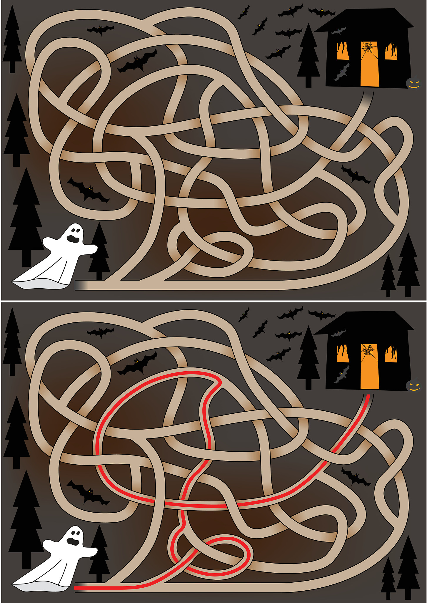 迷路探险互动游戏方案：2-4人，30-60分钟，寻找出口逃脱