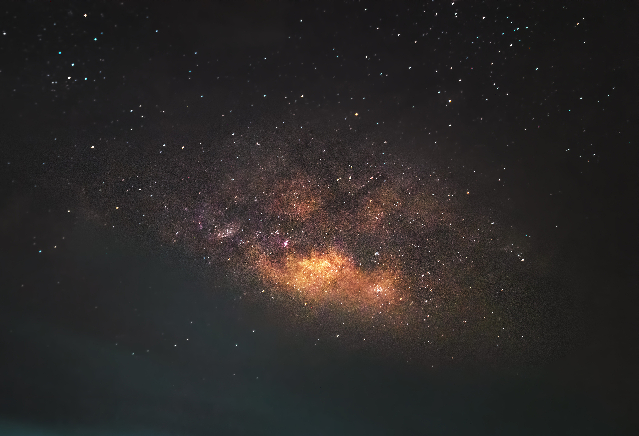 milkyway on sky at night