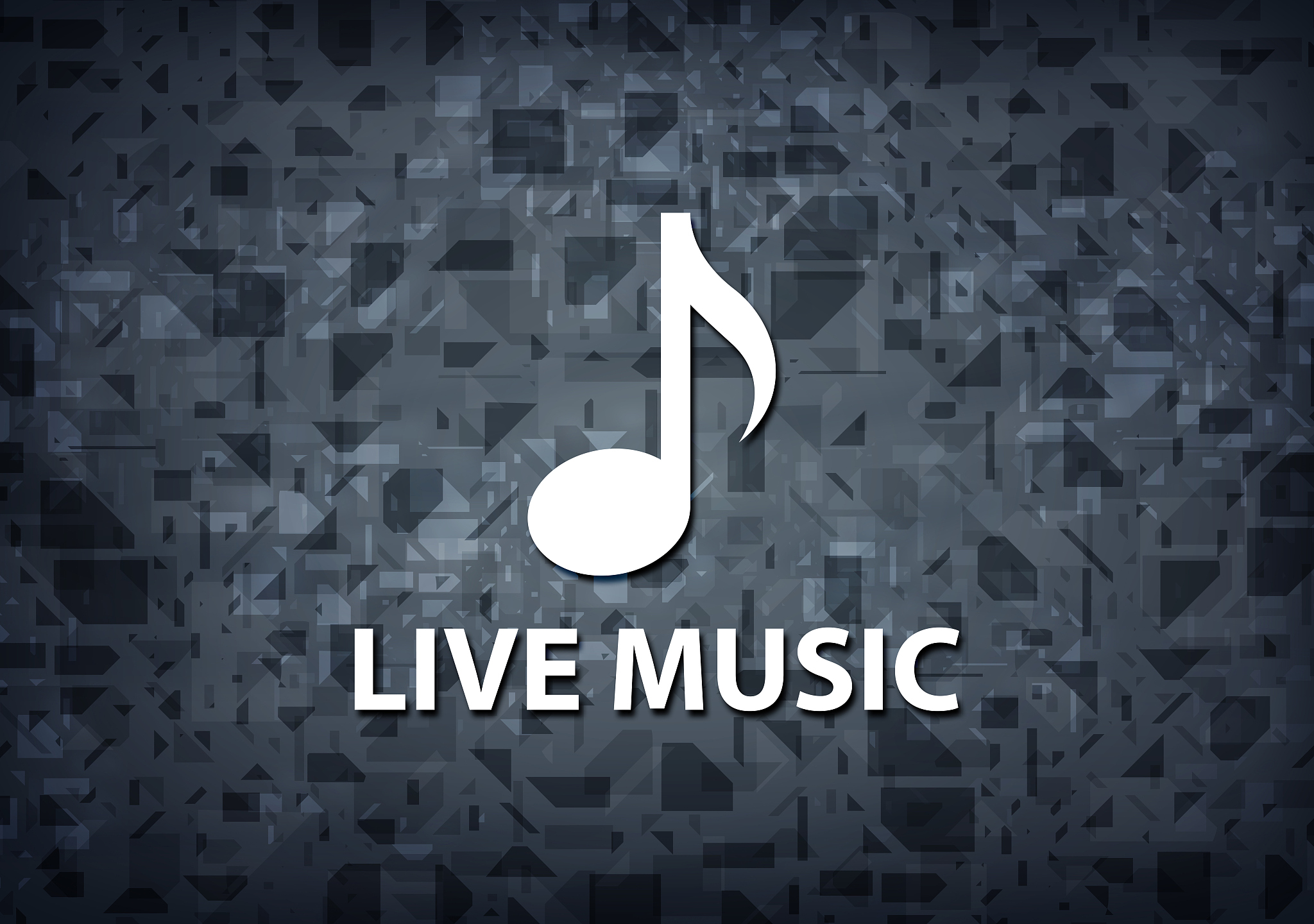 live music black background
