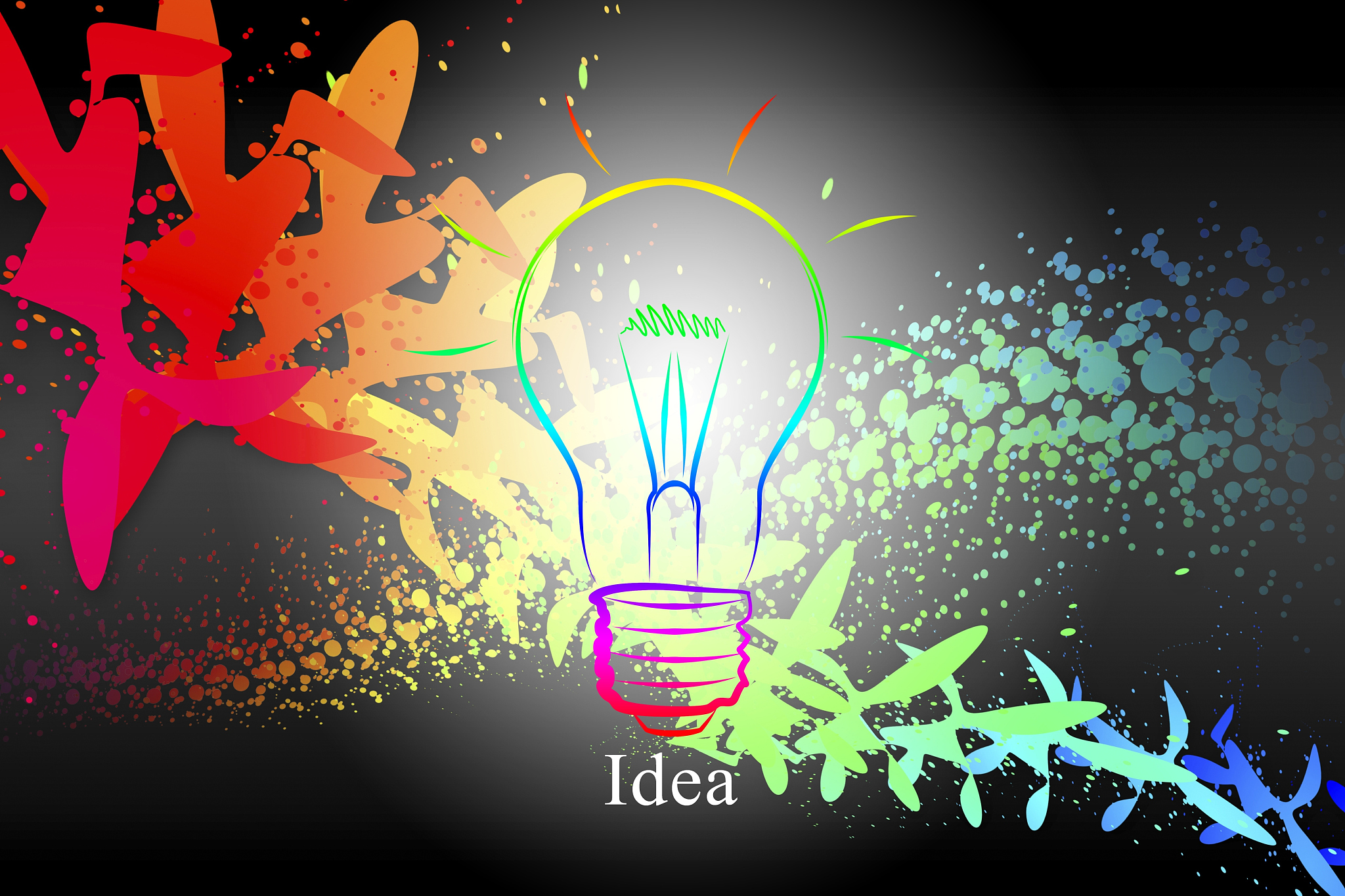 idea bulb icon illustration