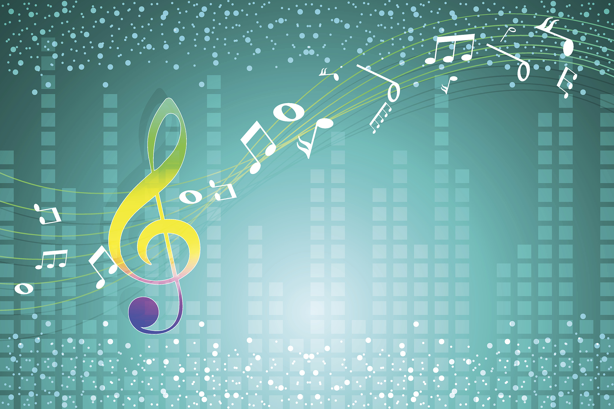 musical notes staff background. vector illustration