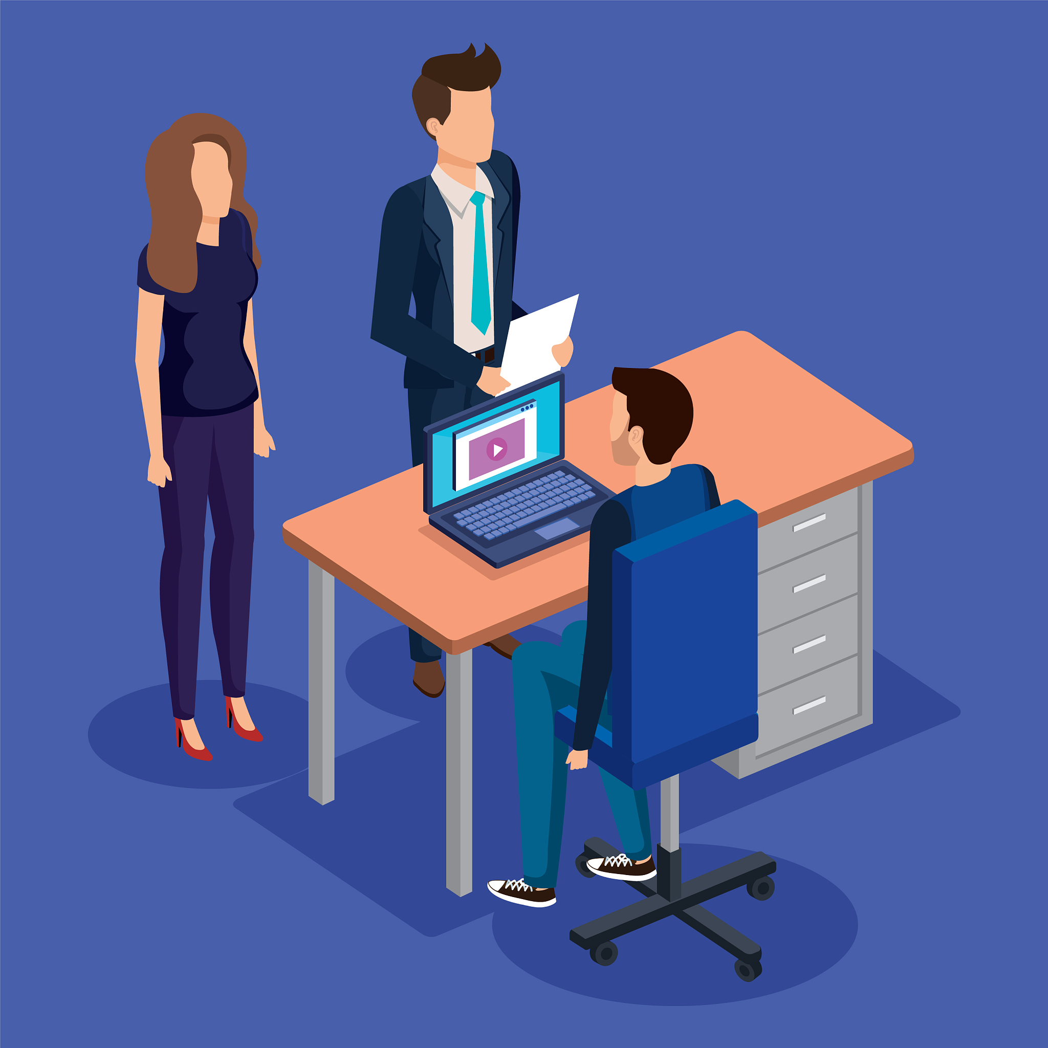 business people in the workplace