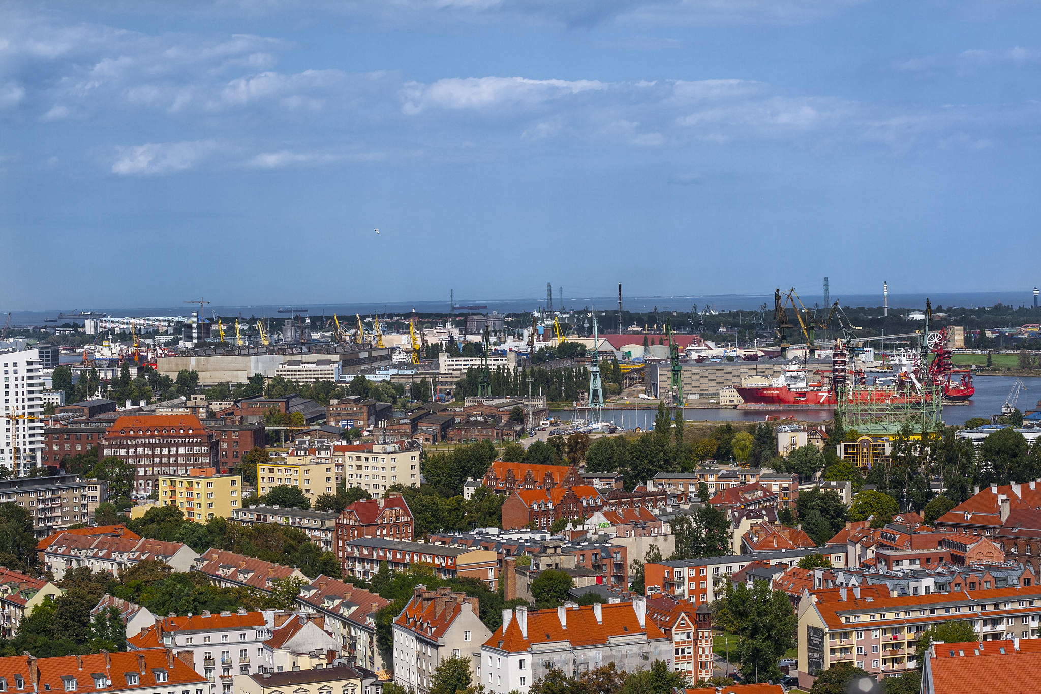 shipyard district in gdansk