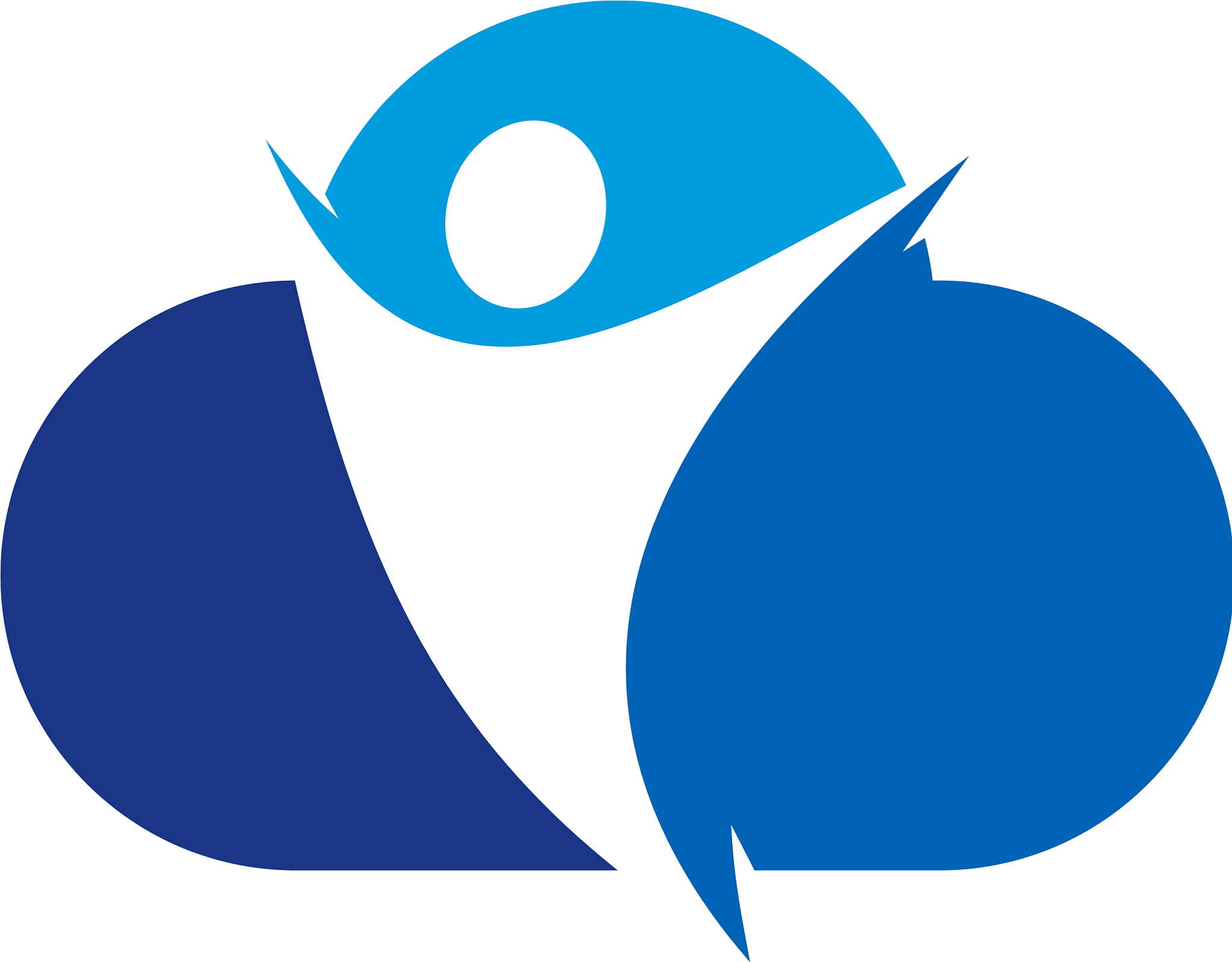 cloud people logo icon design