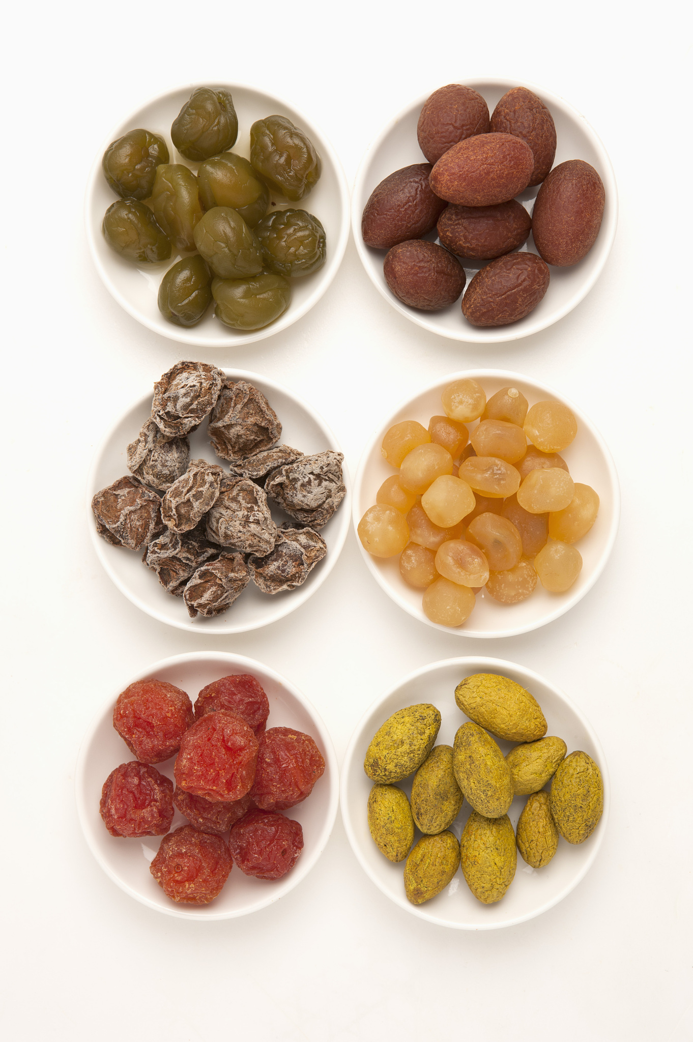 蜜饯,红橄榄,金桔,白话梅,咸橄榄,脆梅,甘草梅,