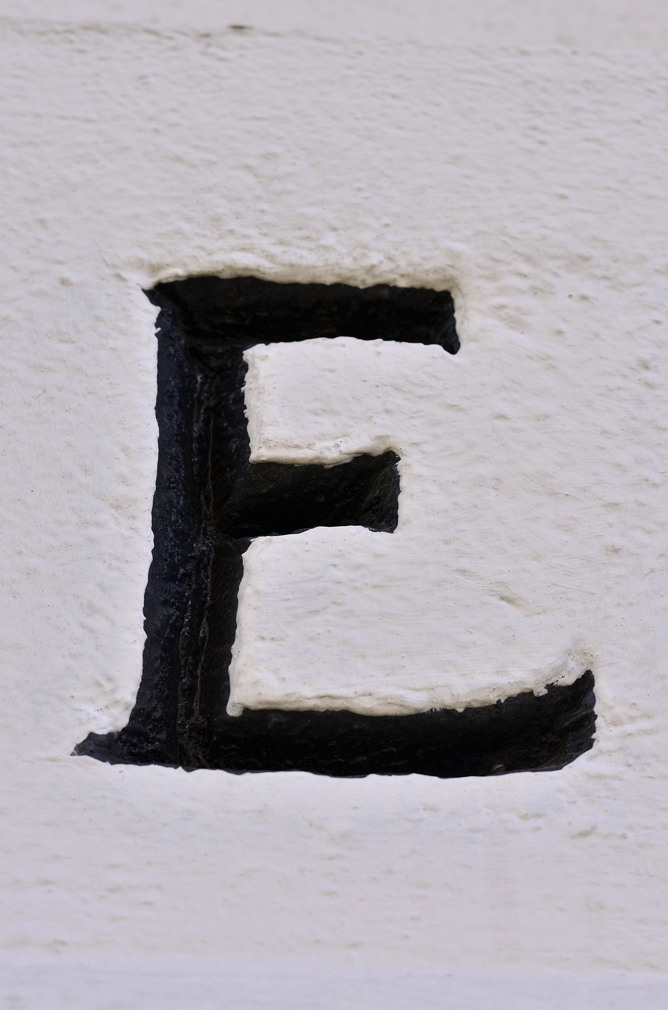 english letter on the wall