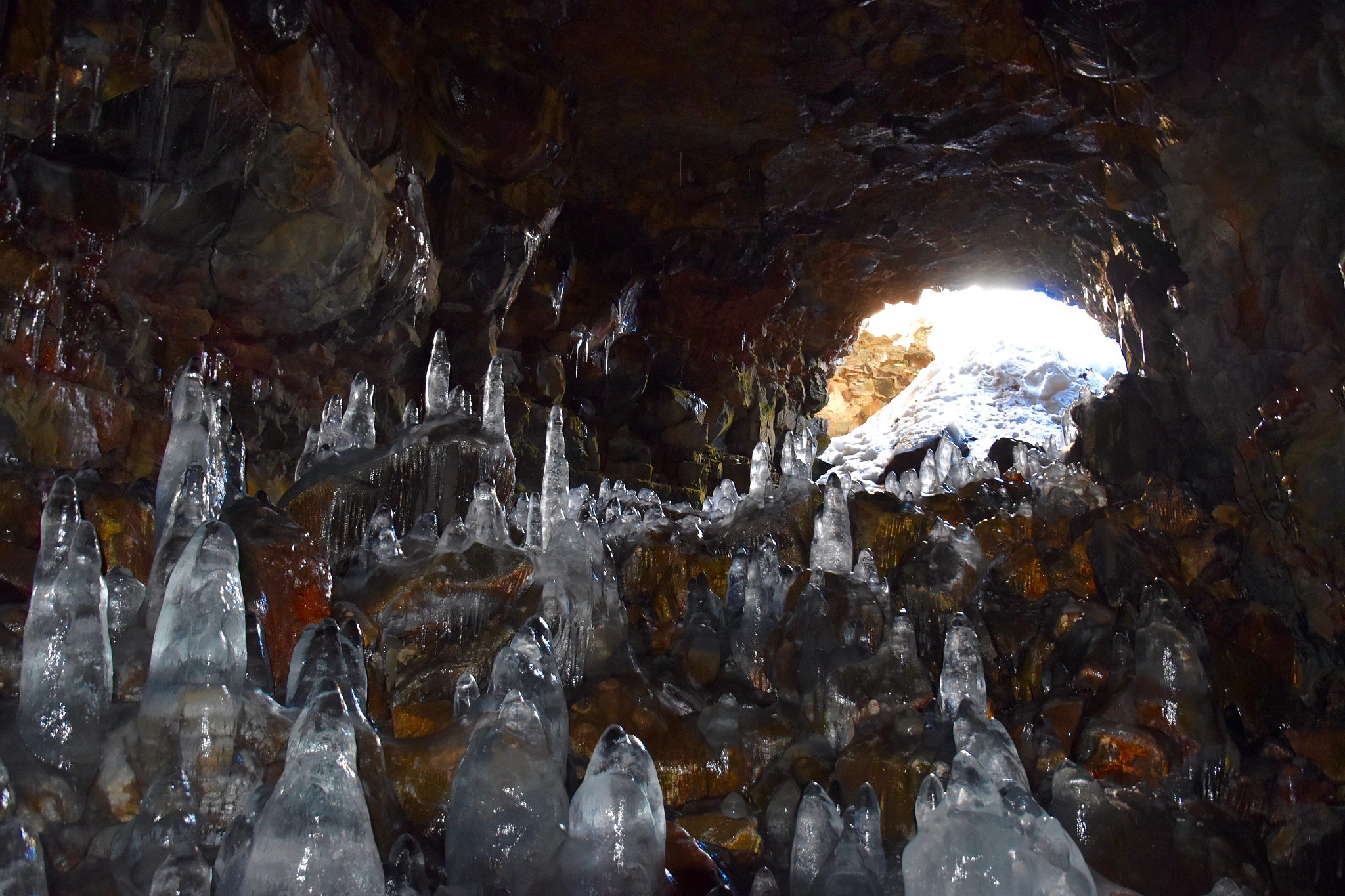 raufarholshellir lava cave, iceland