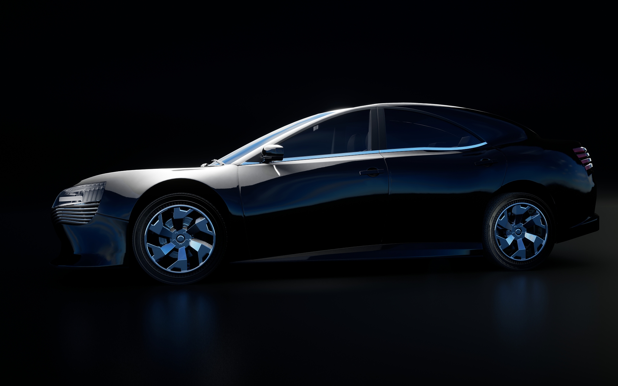 generic luxury car