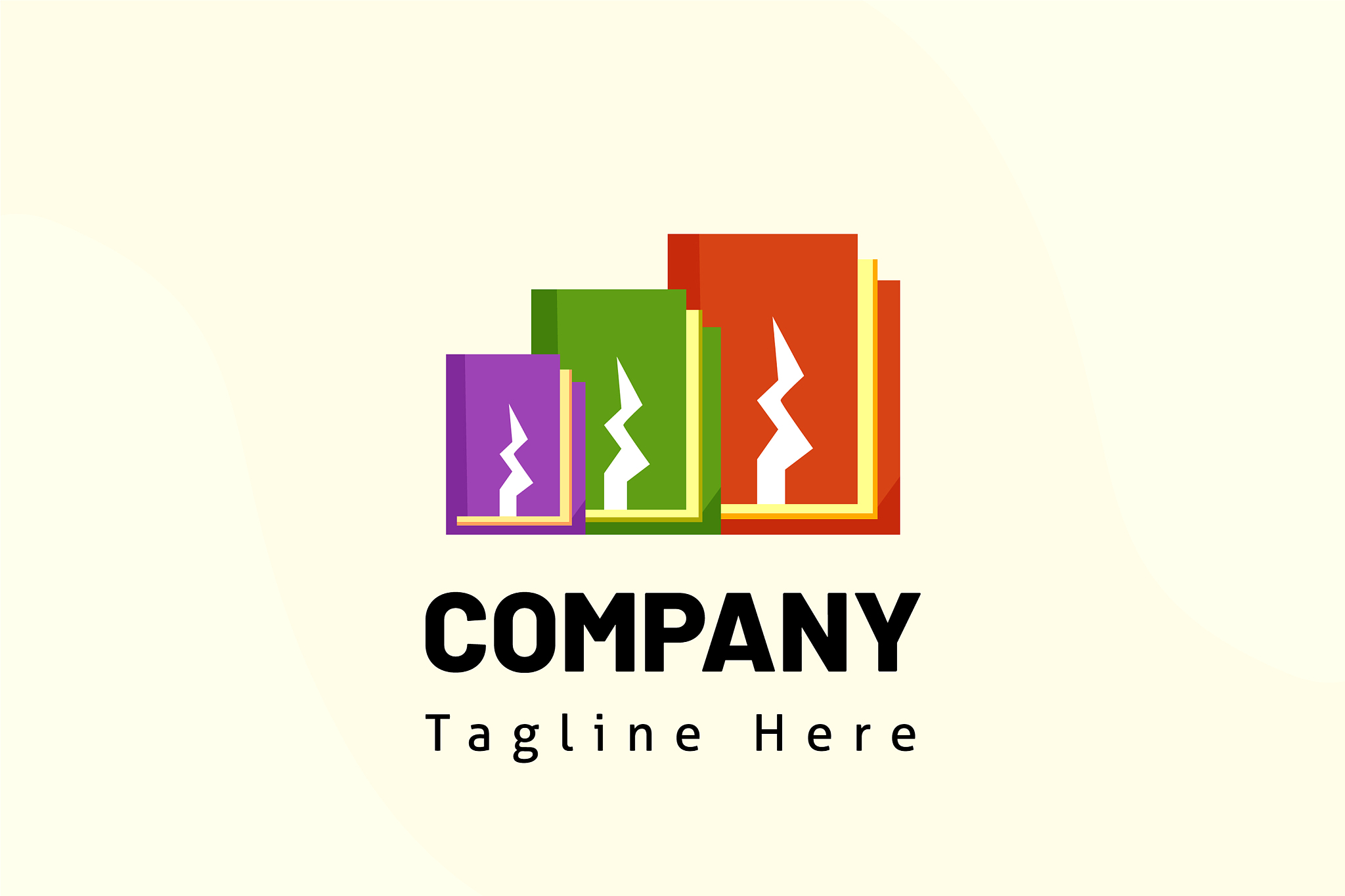 education logo template modern style