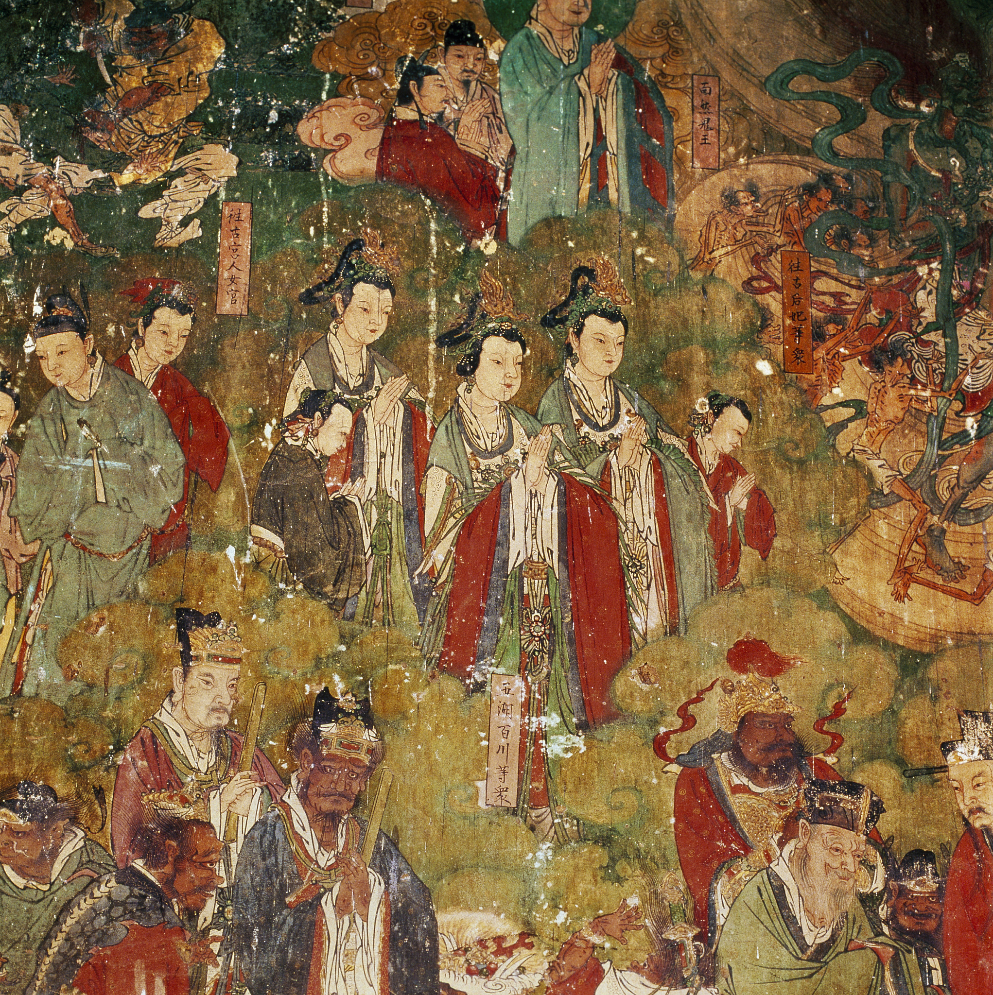 论文选一幅洛阳龙门石窟中的壁画对其进行介绍并赏析。写作水平不要太高文章。论文包括自拟题目、摘要、关键词和正文。