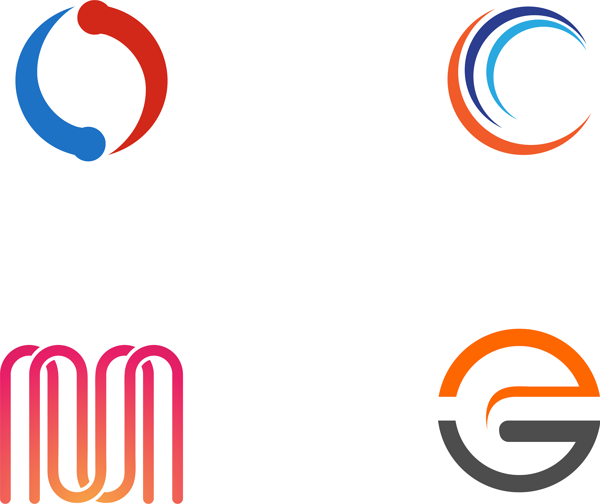 circle line logo template icon