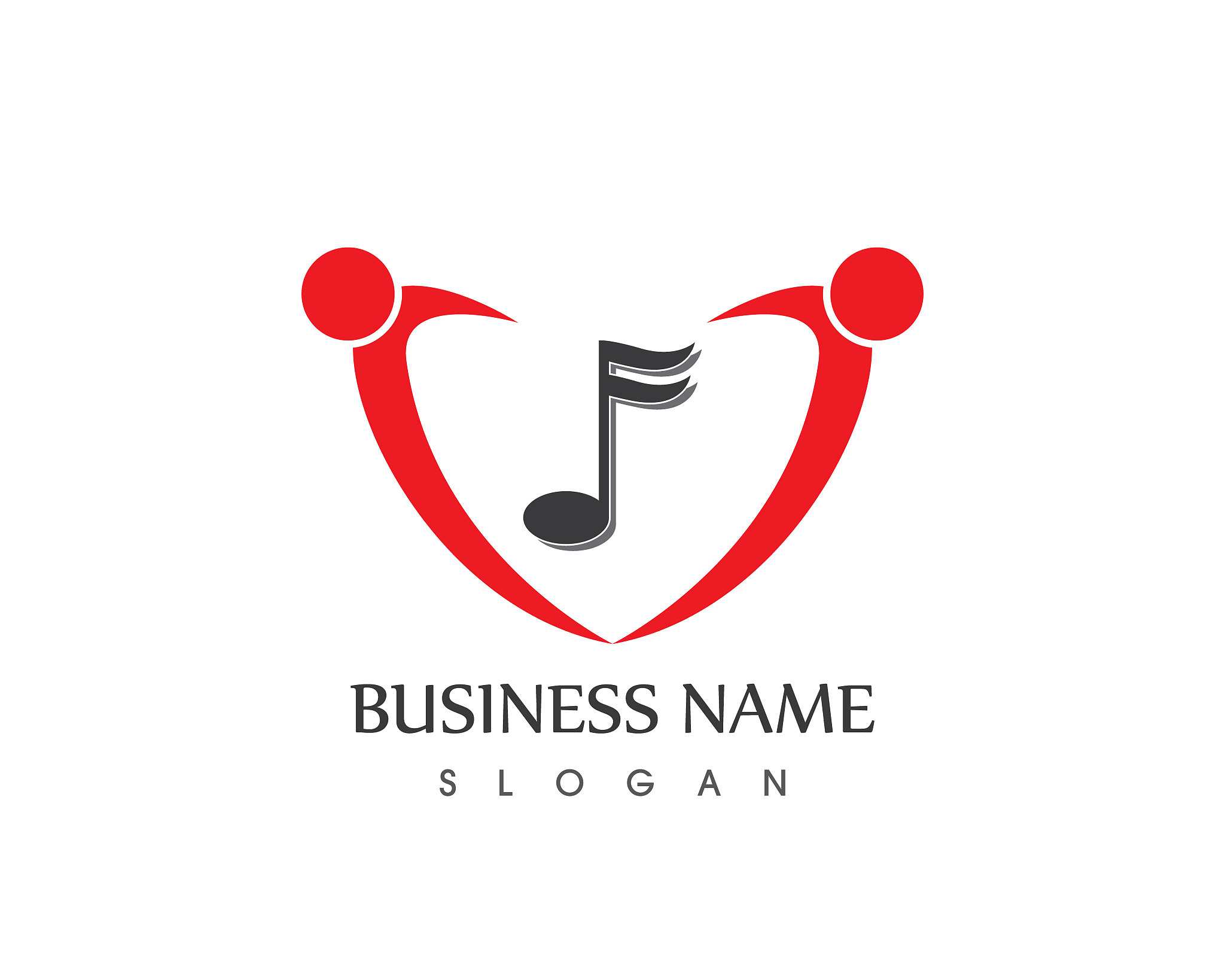 music note icon template
