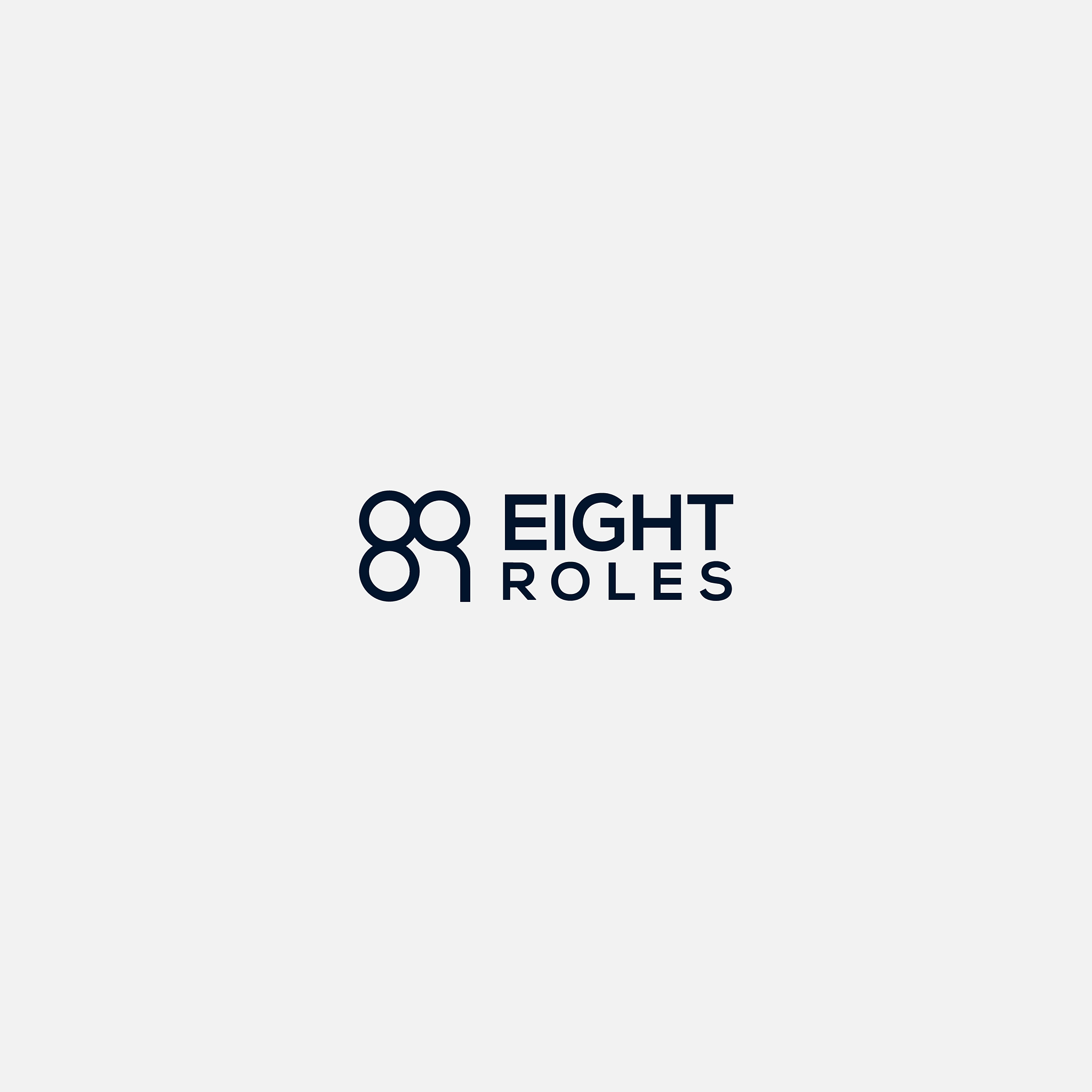 eight roles logo football table logo design