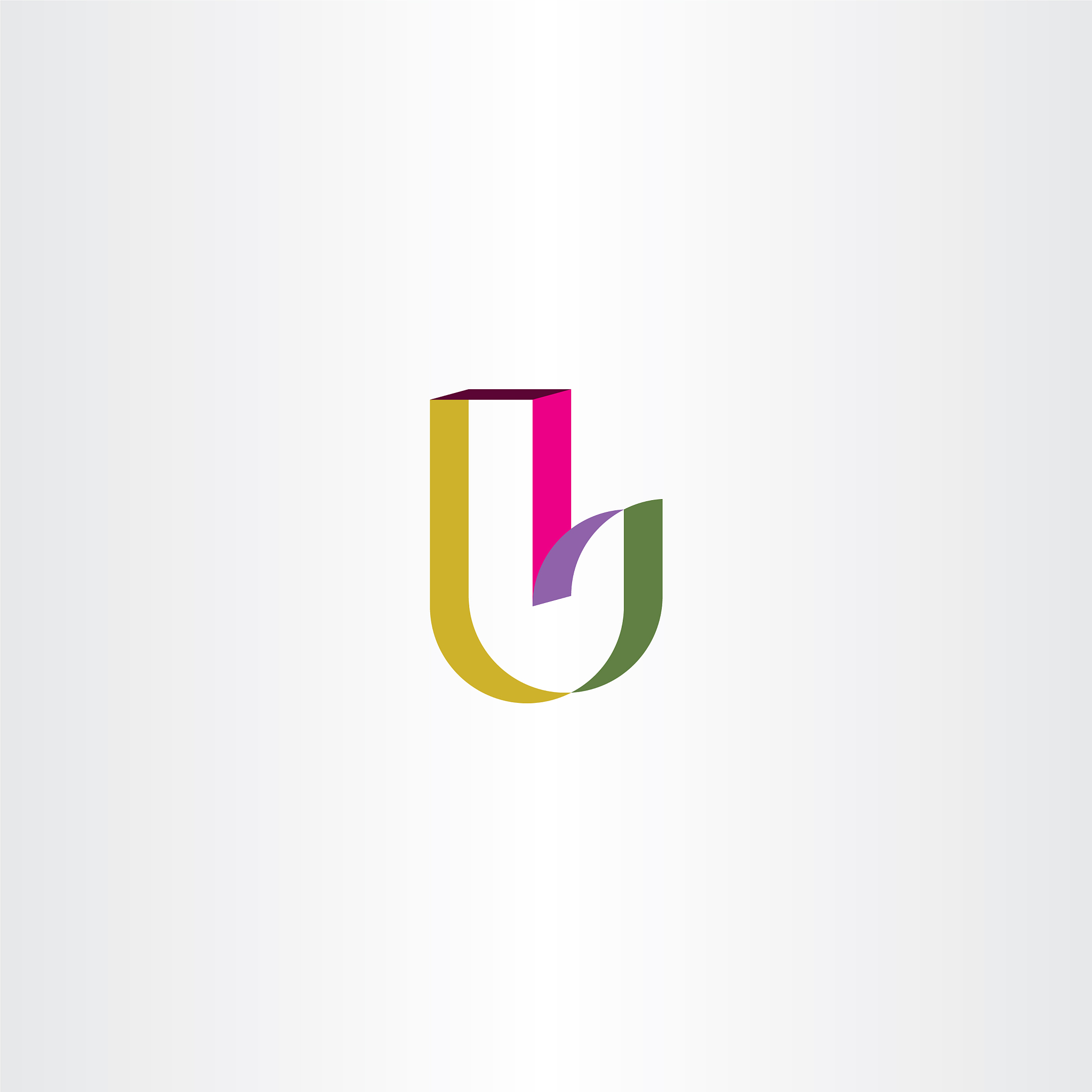 colorful letter l logotype sign symbol element