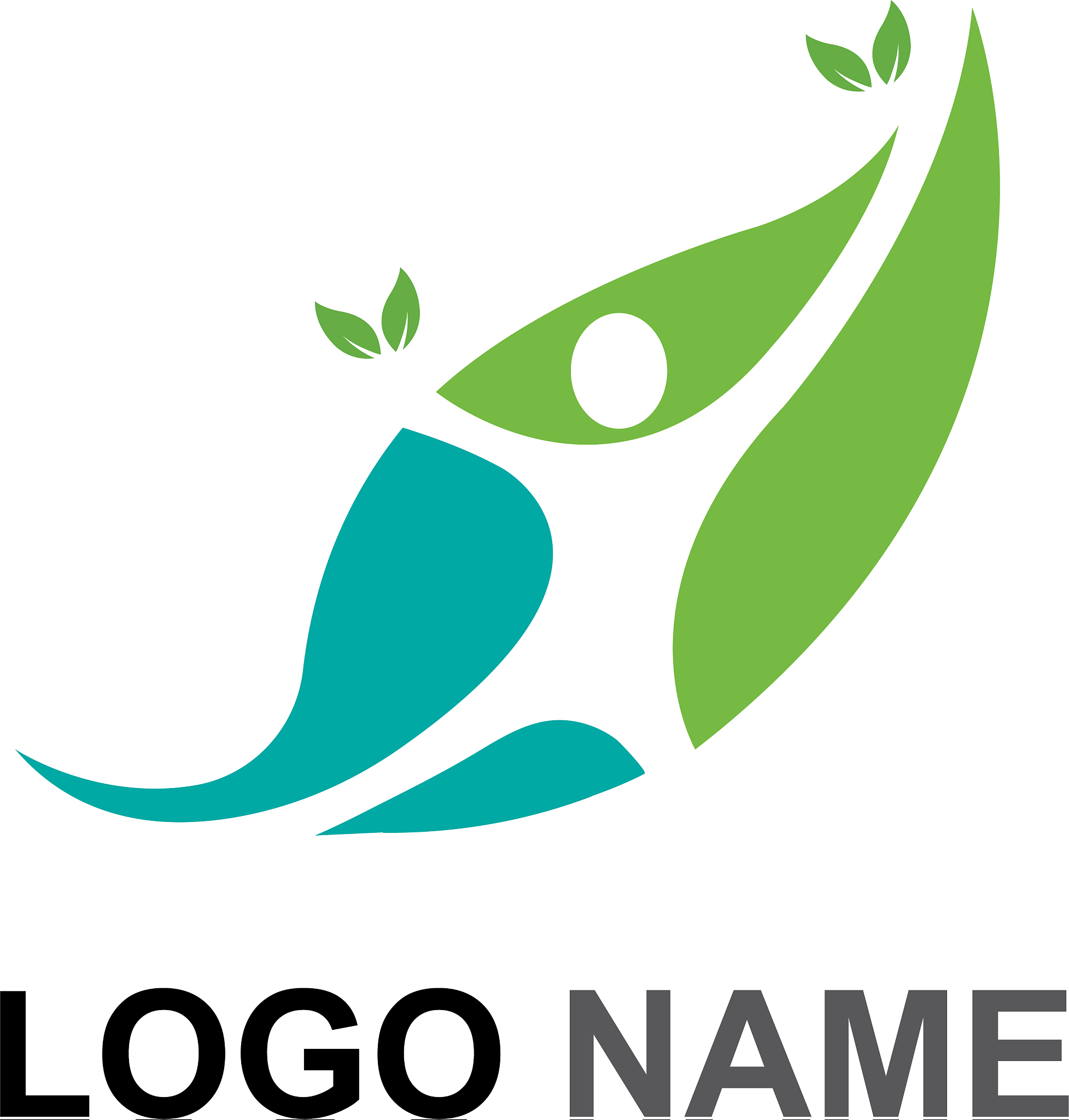 healthy lifemedical logo template
