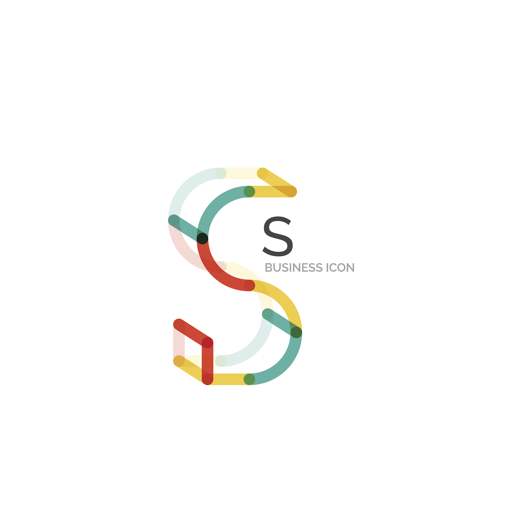 minimal font or letter icon design