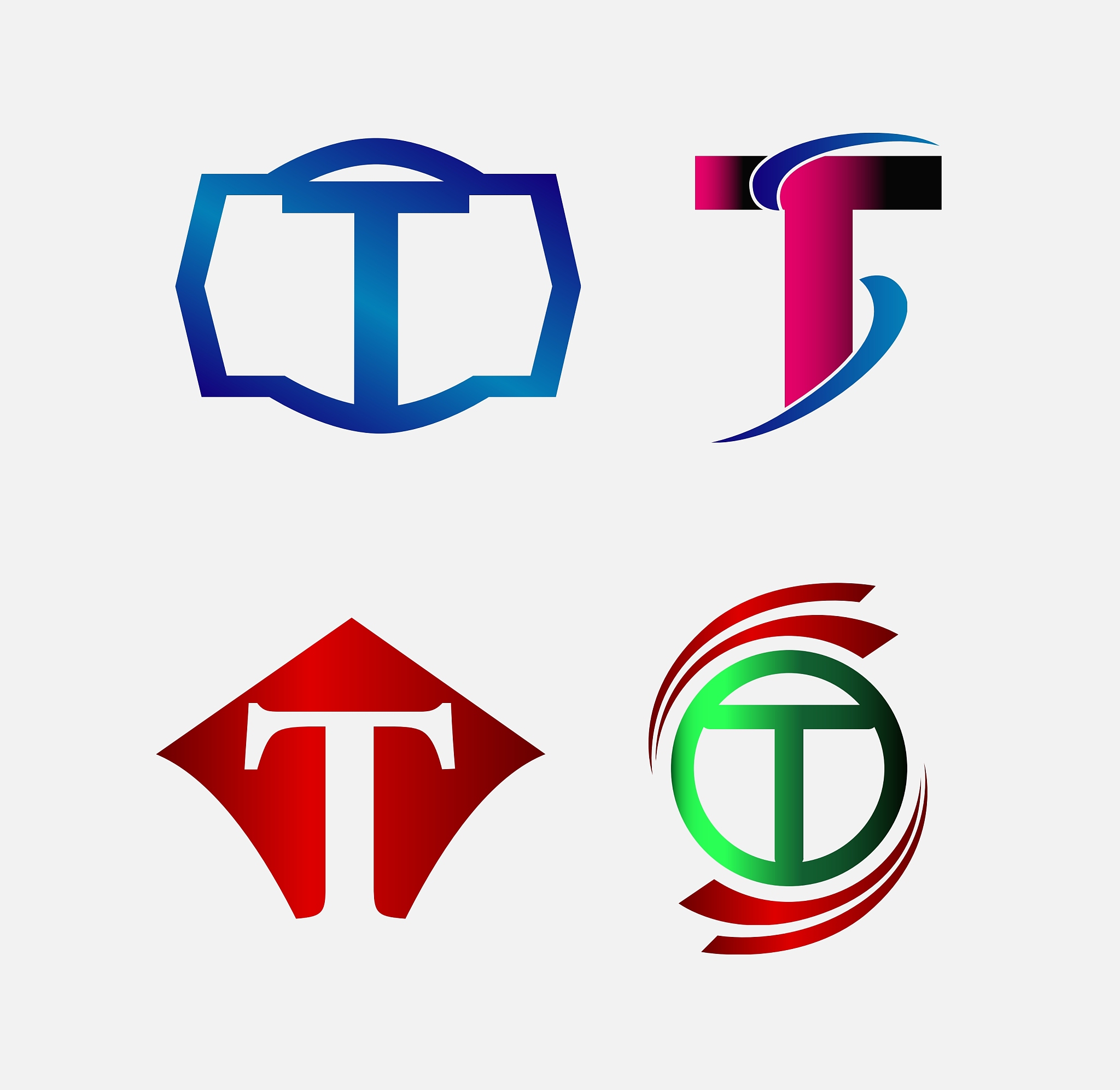 set of decorative letter s - icons logo and elemen
