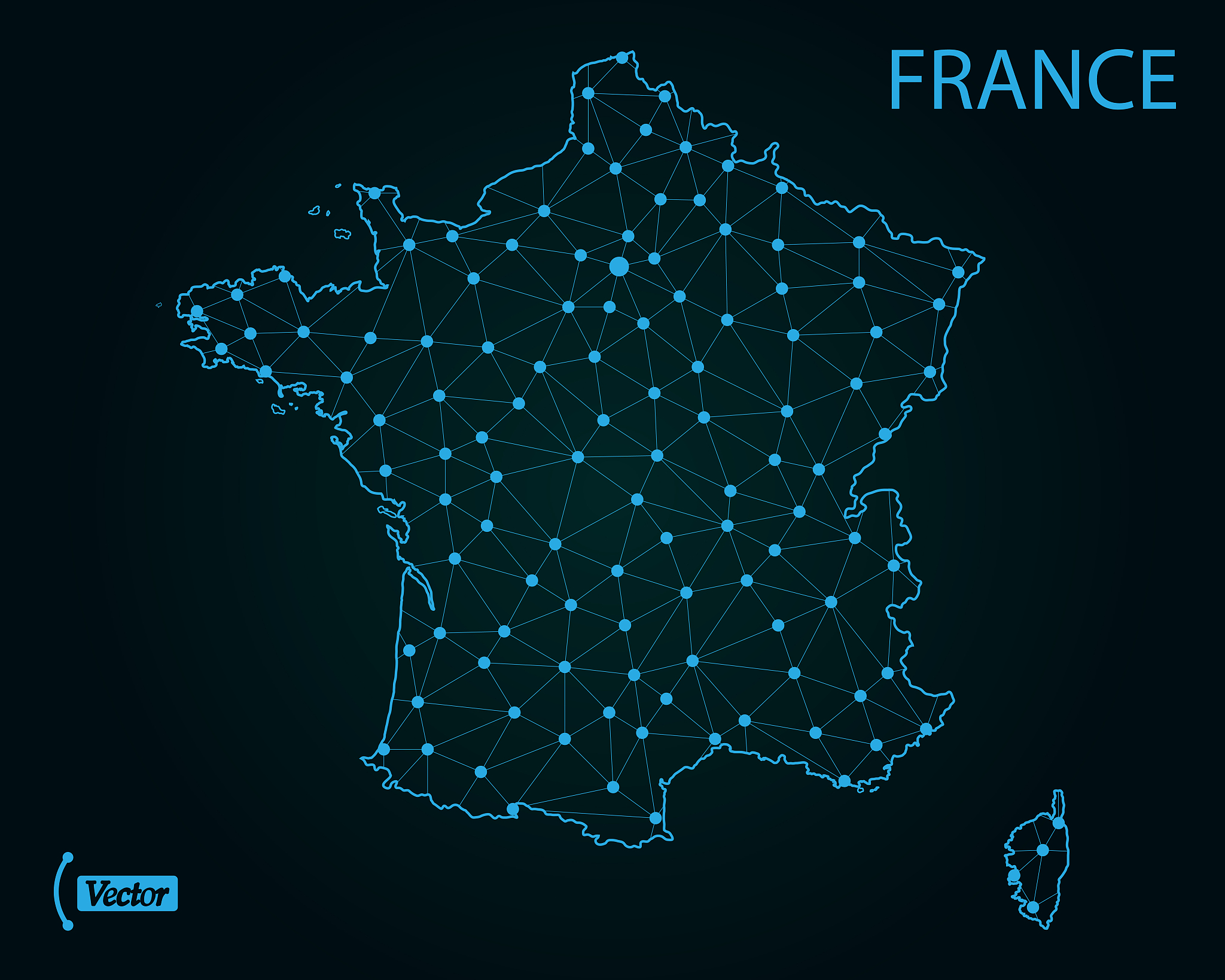 map of france