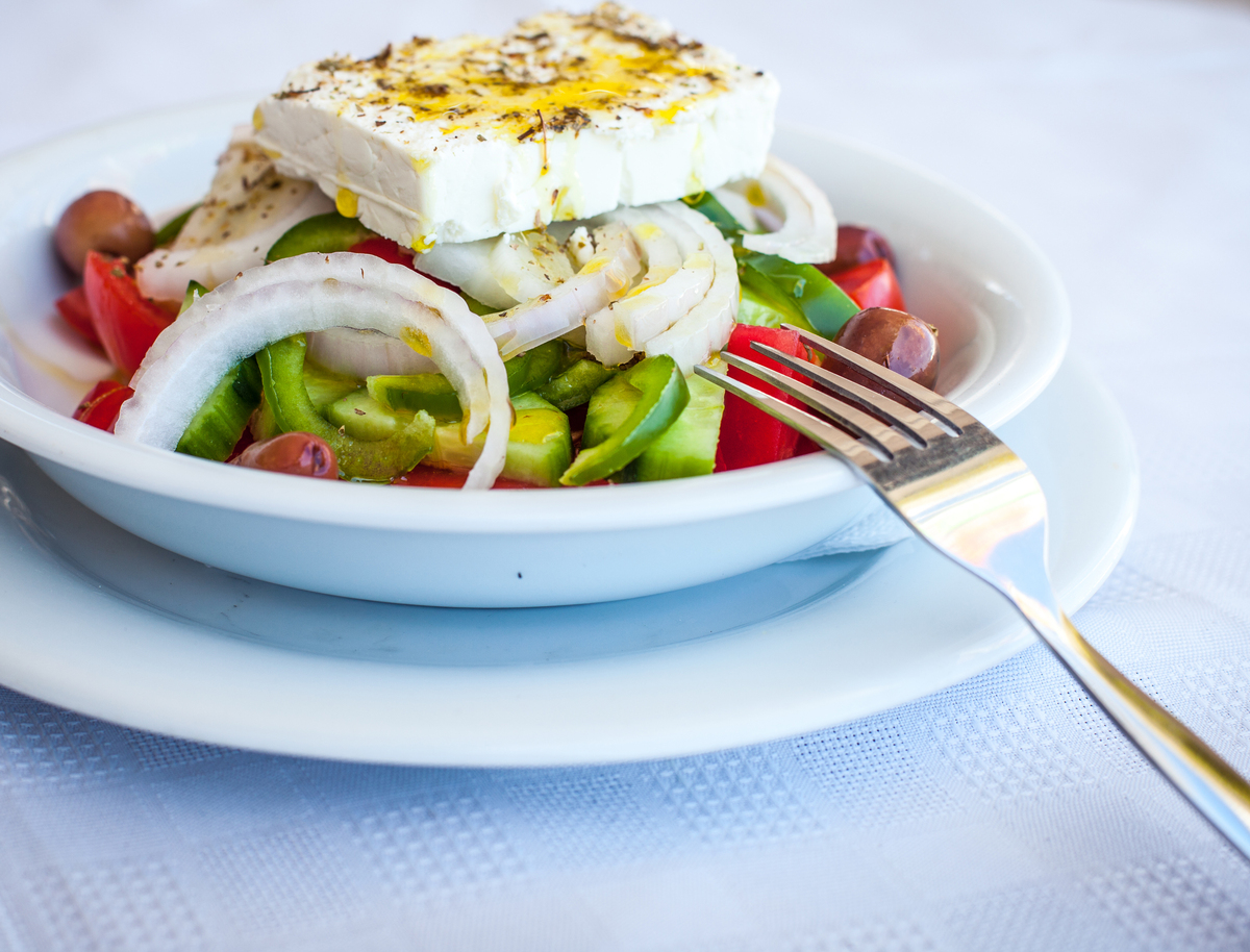Homemade Dinner Delight: Salad and Pasta