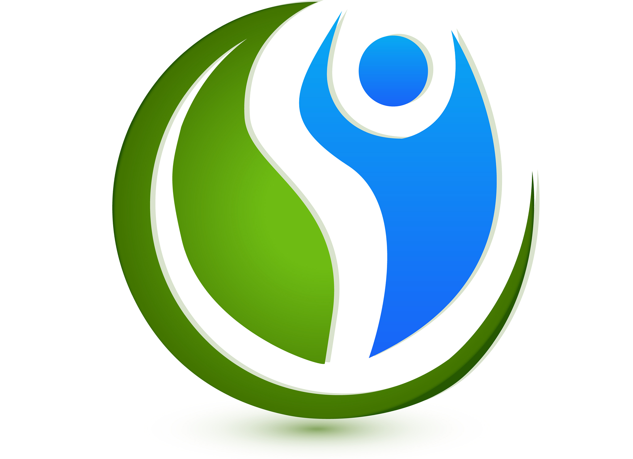healthy man living logo