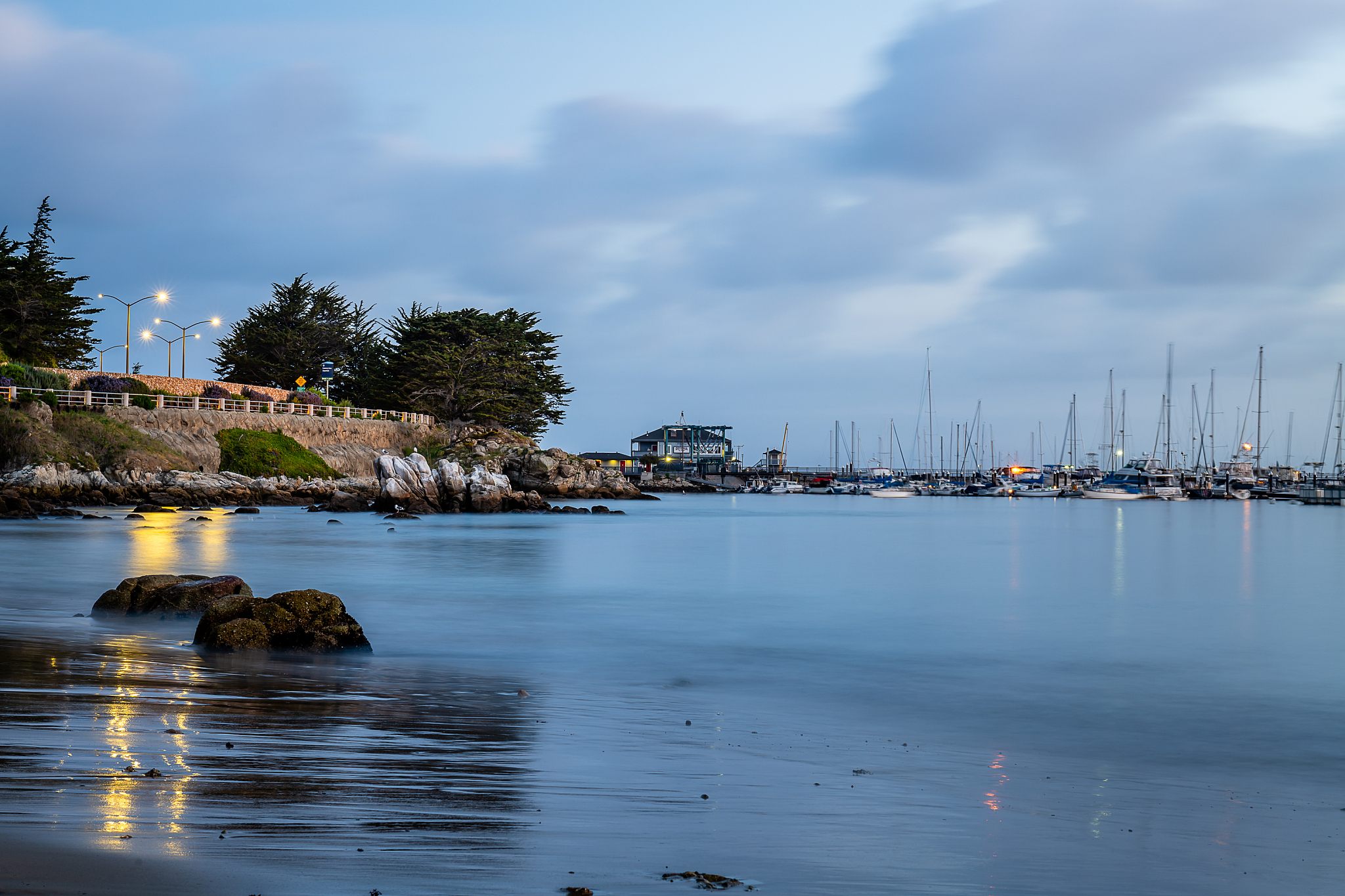 sunrise from old fisherman's wharf