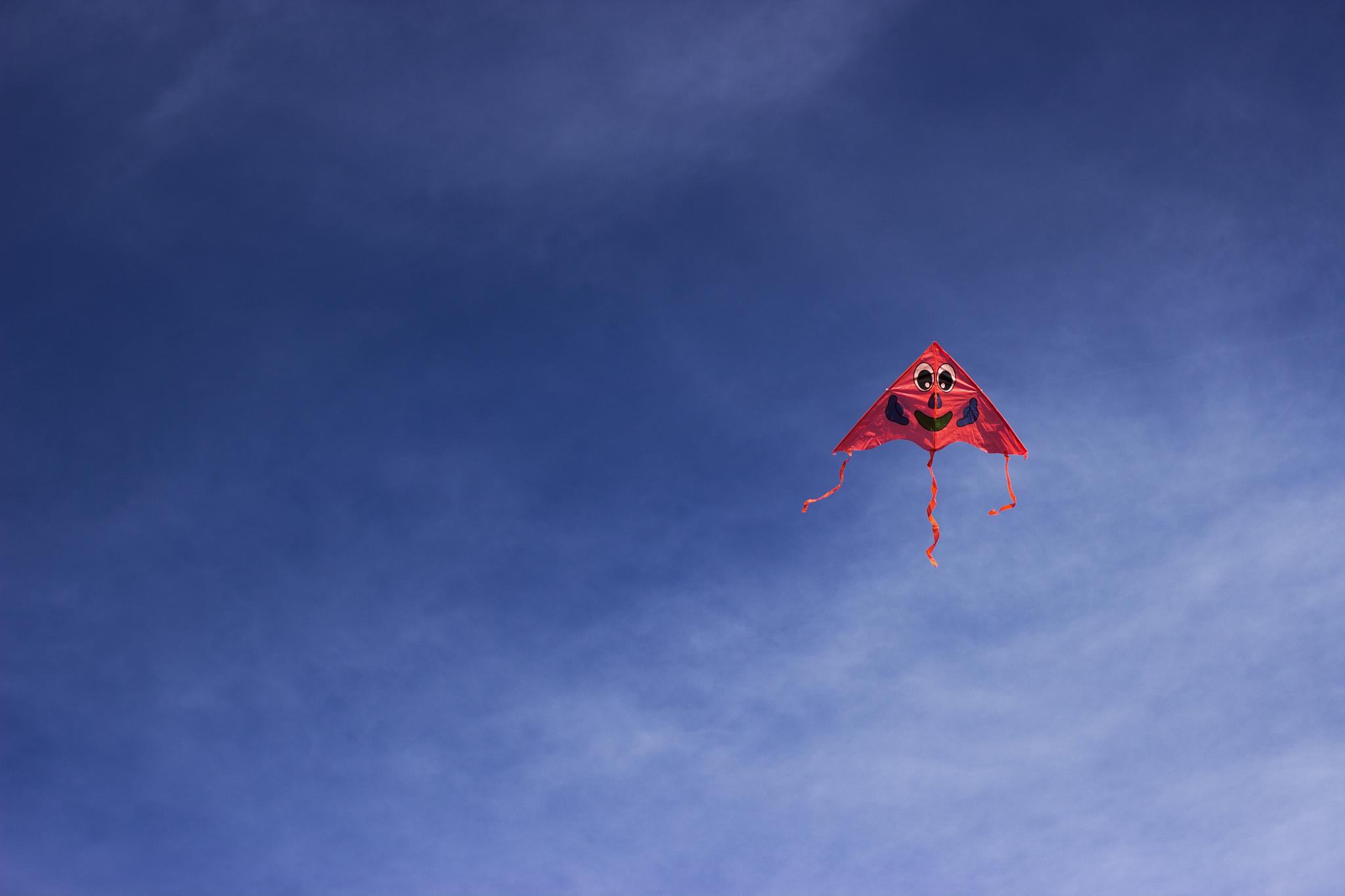 flying a kite