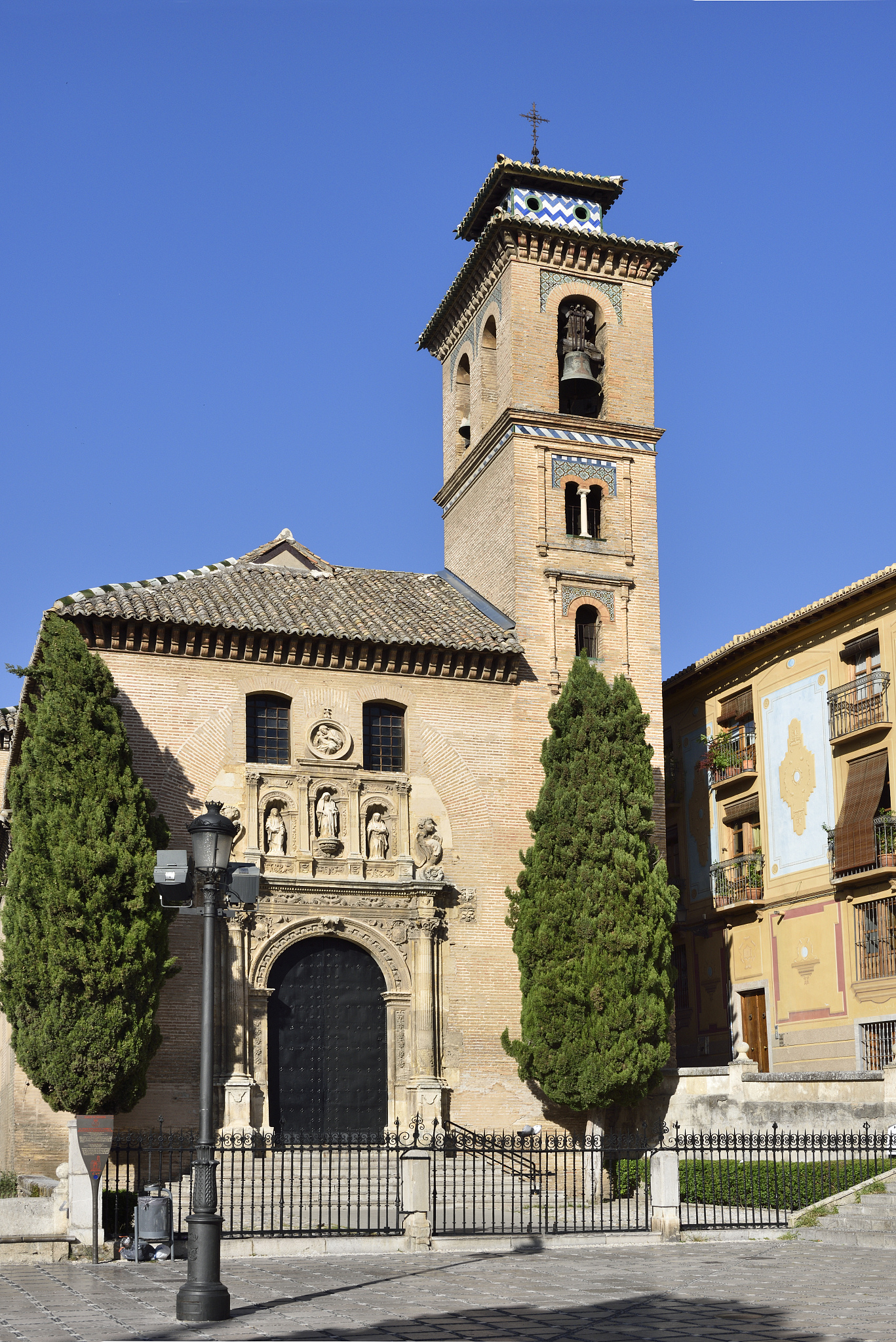 spain, andalusia, granada, world heritage site, santa ana church