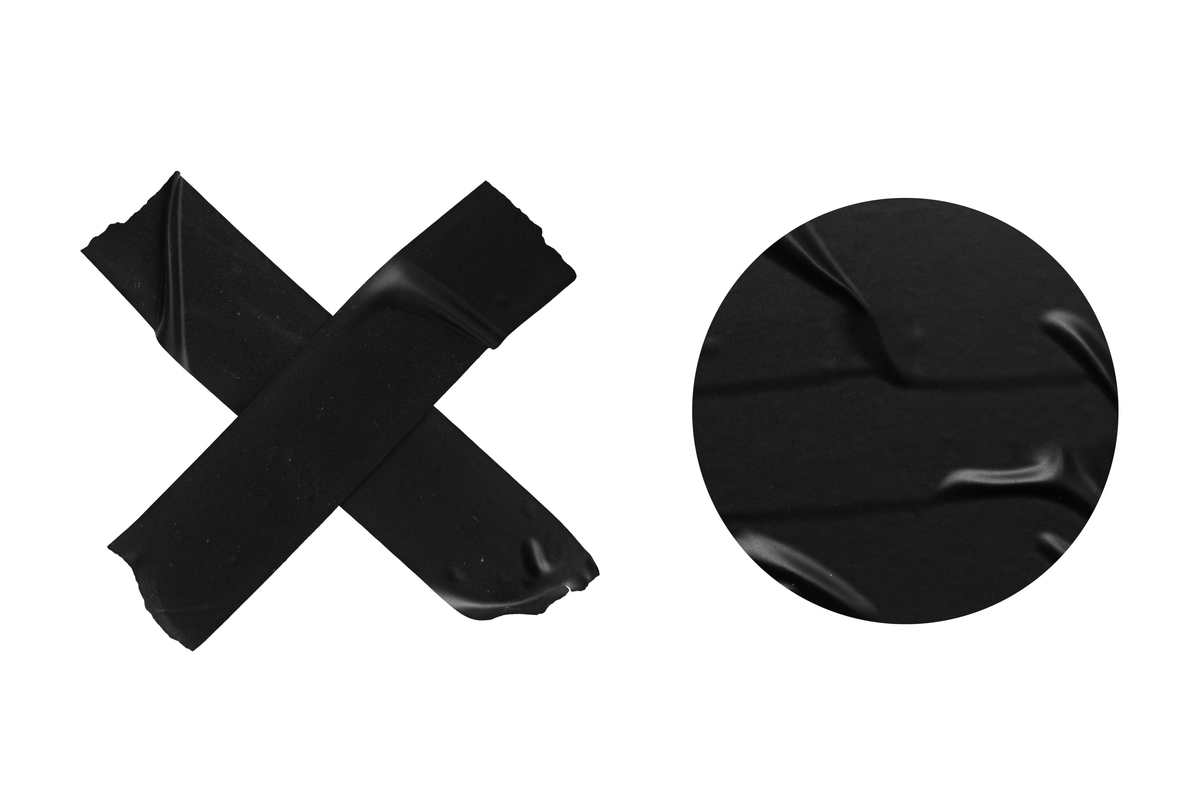 家具铭牌专用强力胶带 - 防水耐温无痕黑色双面胶