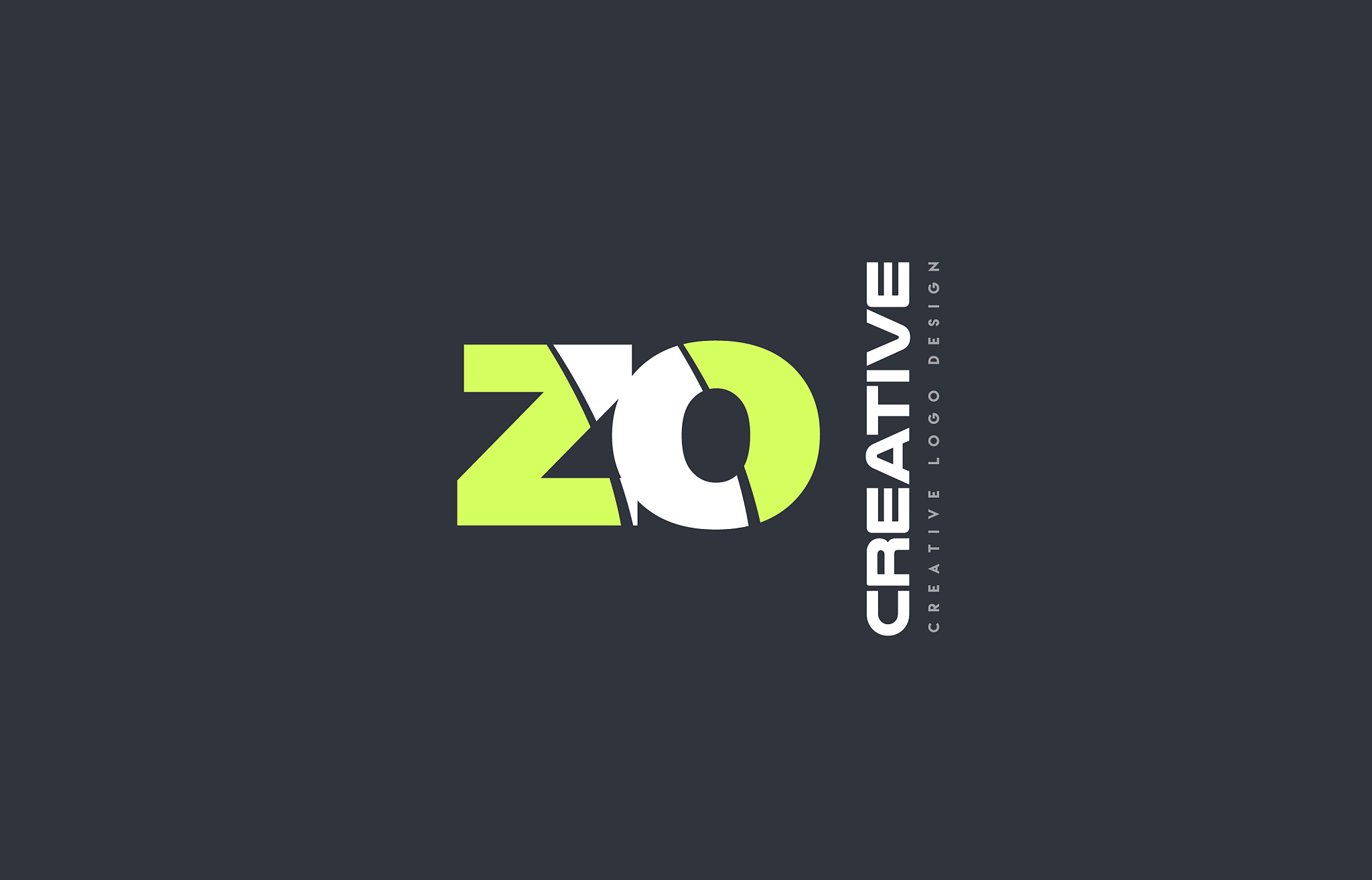 green letter zo z o combination logo icon company