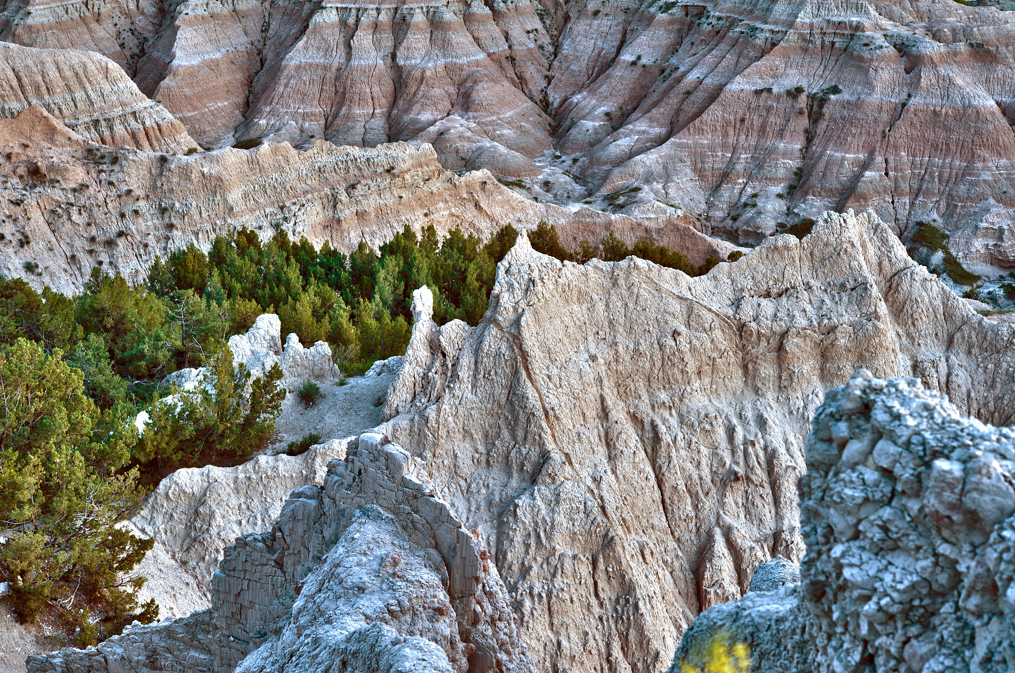 hdr badlands scenery