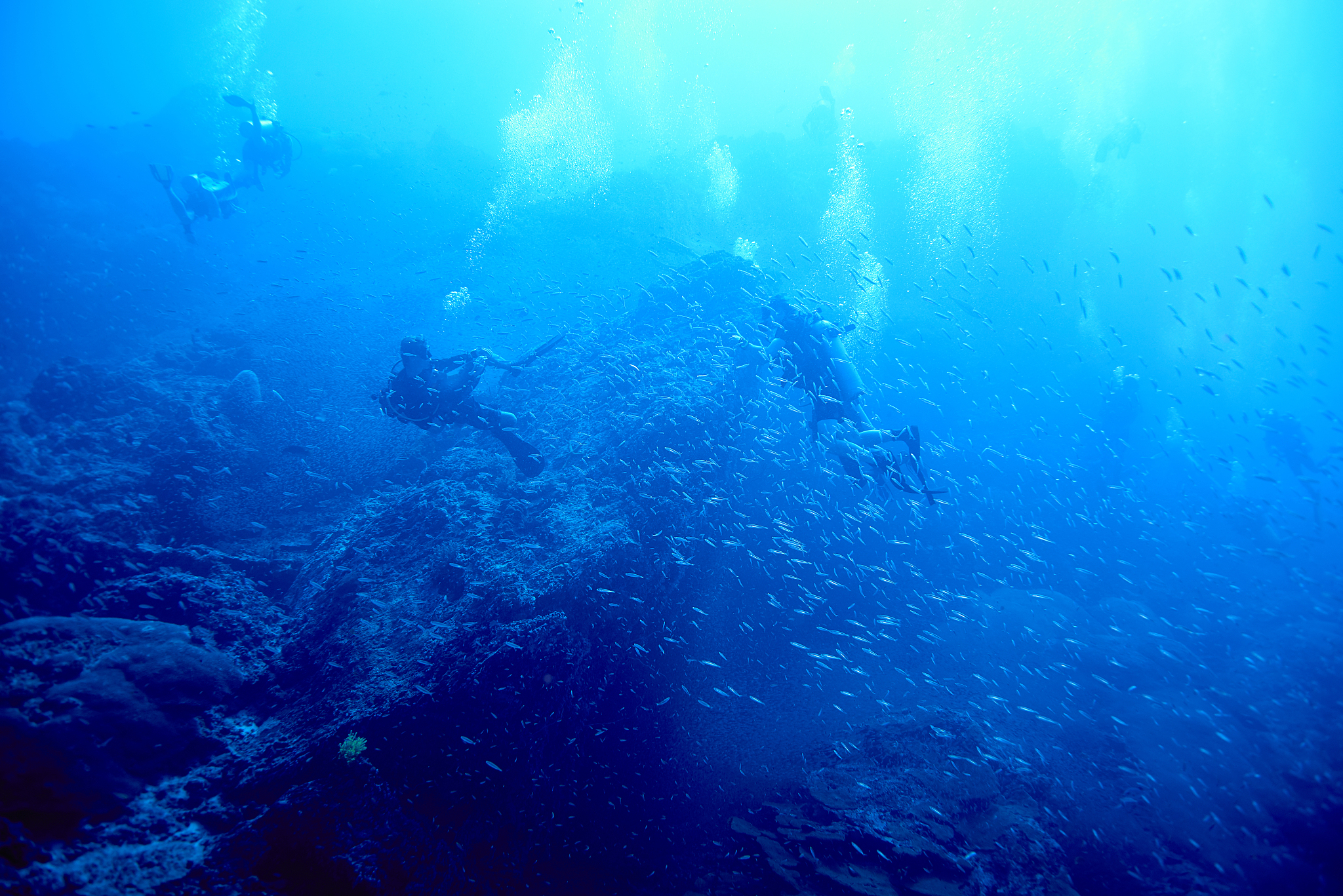 underwater