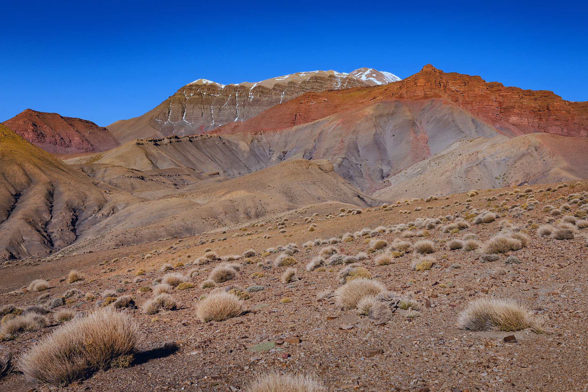 atlas mountain pass morocco,north africa