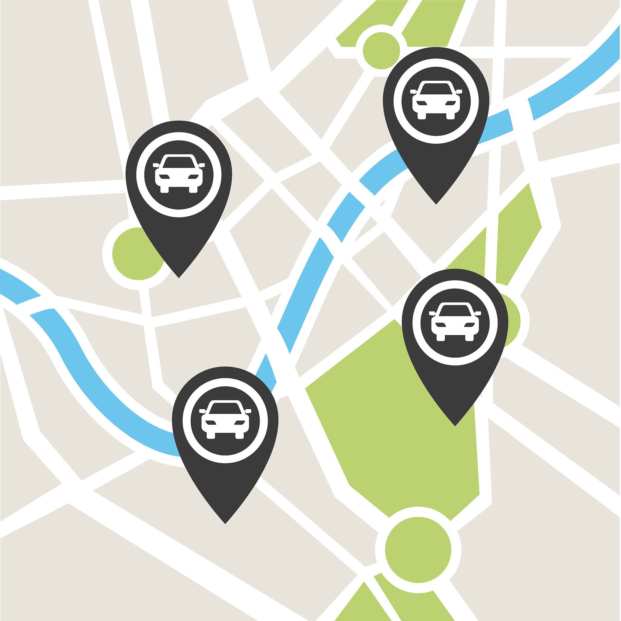 transport service app technology icon