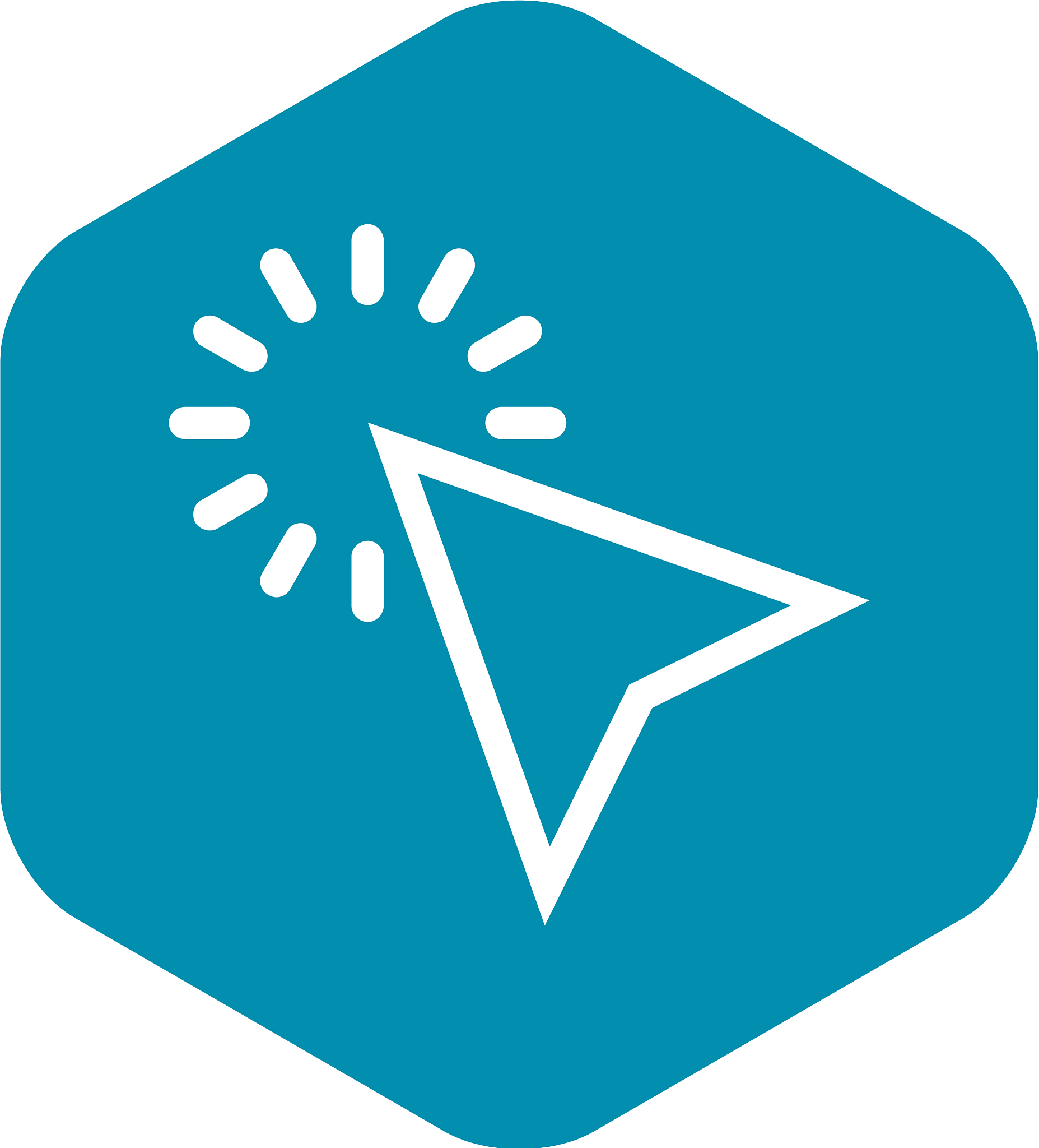 click icon simple style