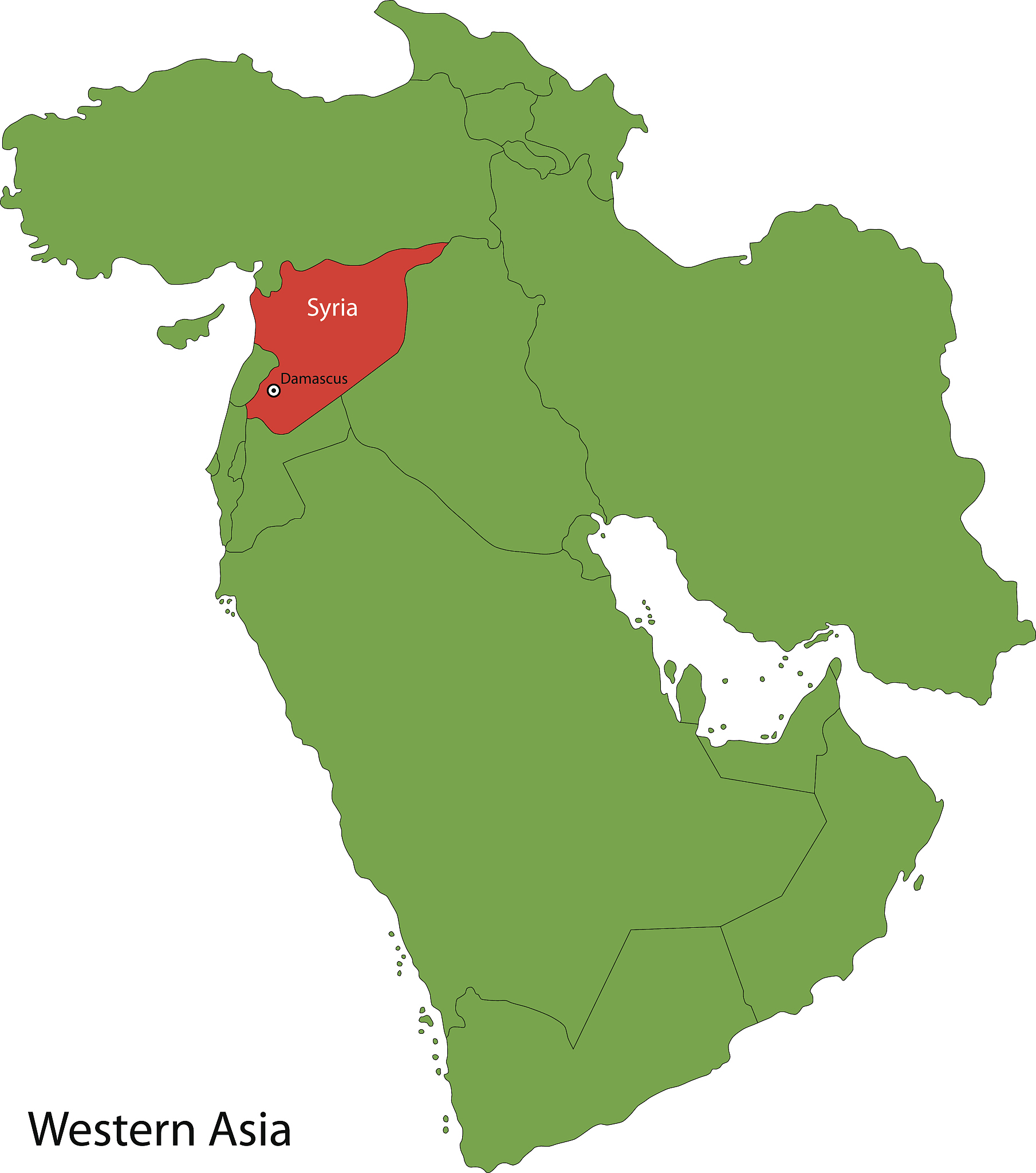 syria map