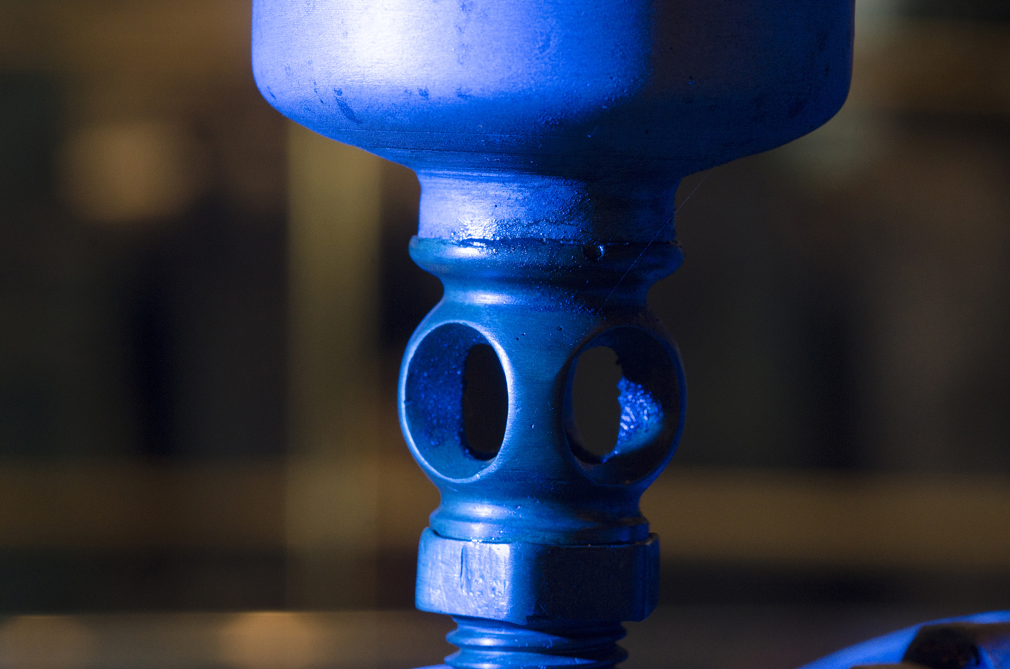 historic machines in macro photography