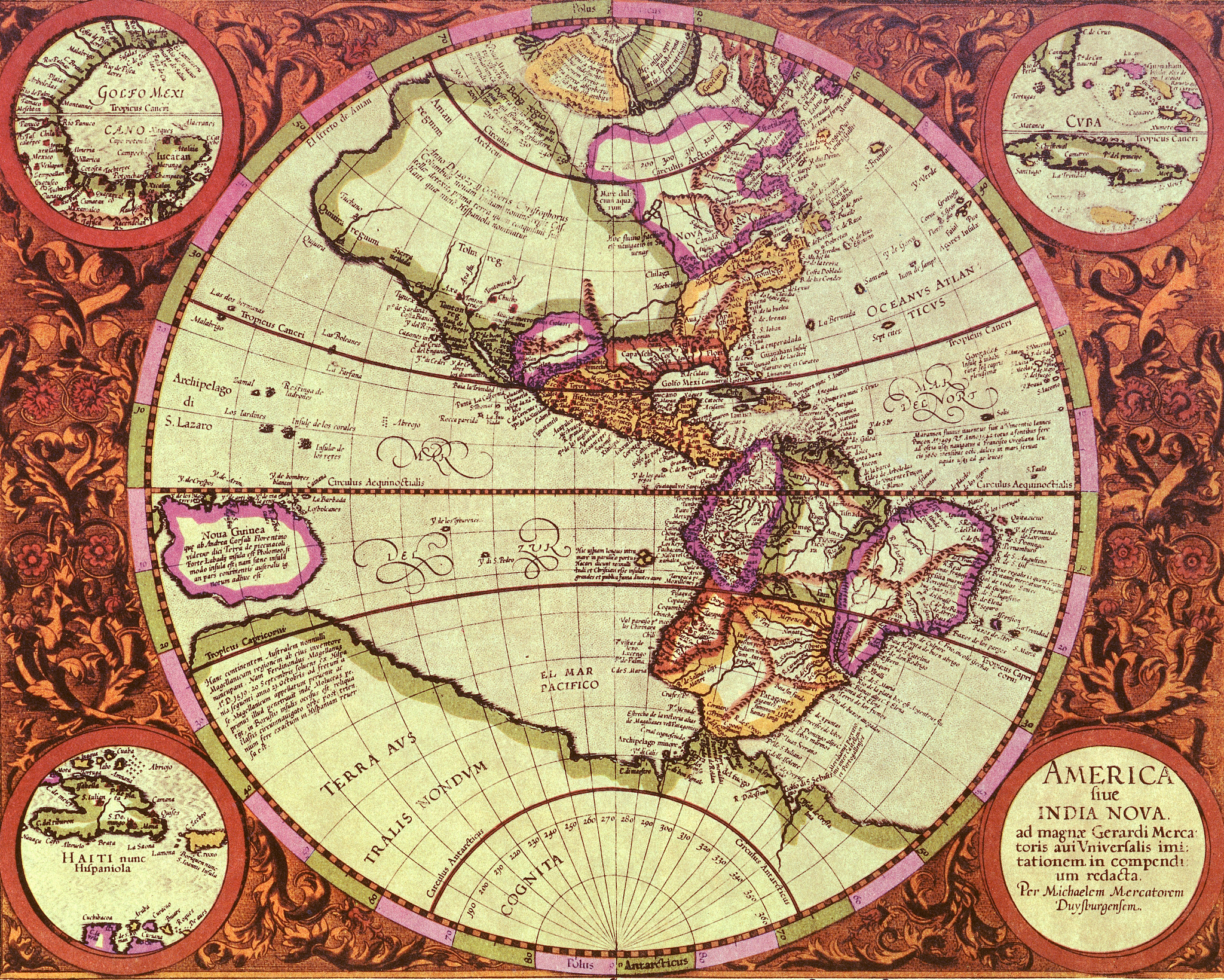 old world map, close up, full frame